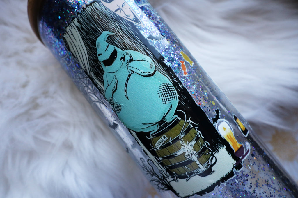 20oz Glass Snow Globe Tumbler - This is Halloween!