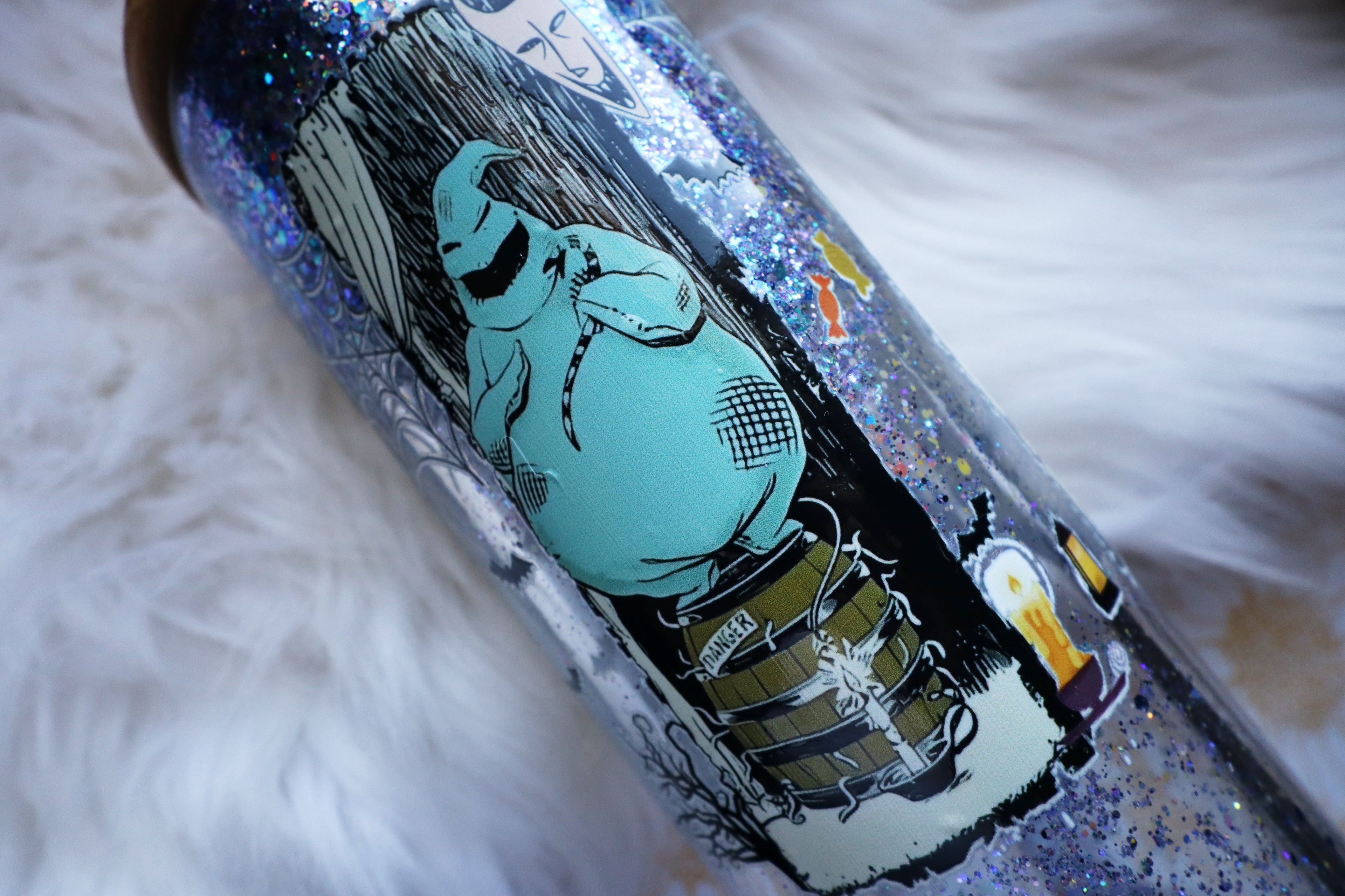 20oz Glass Snow Globe Tumbler - This is Halloween!