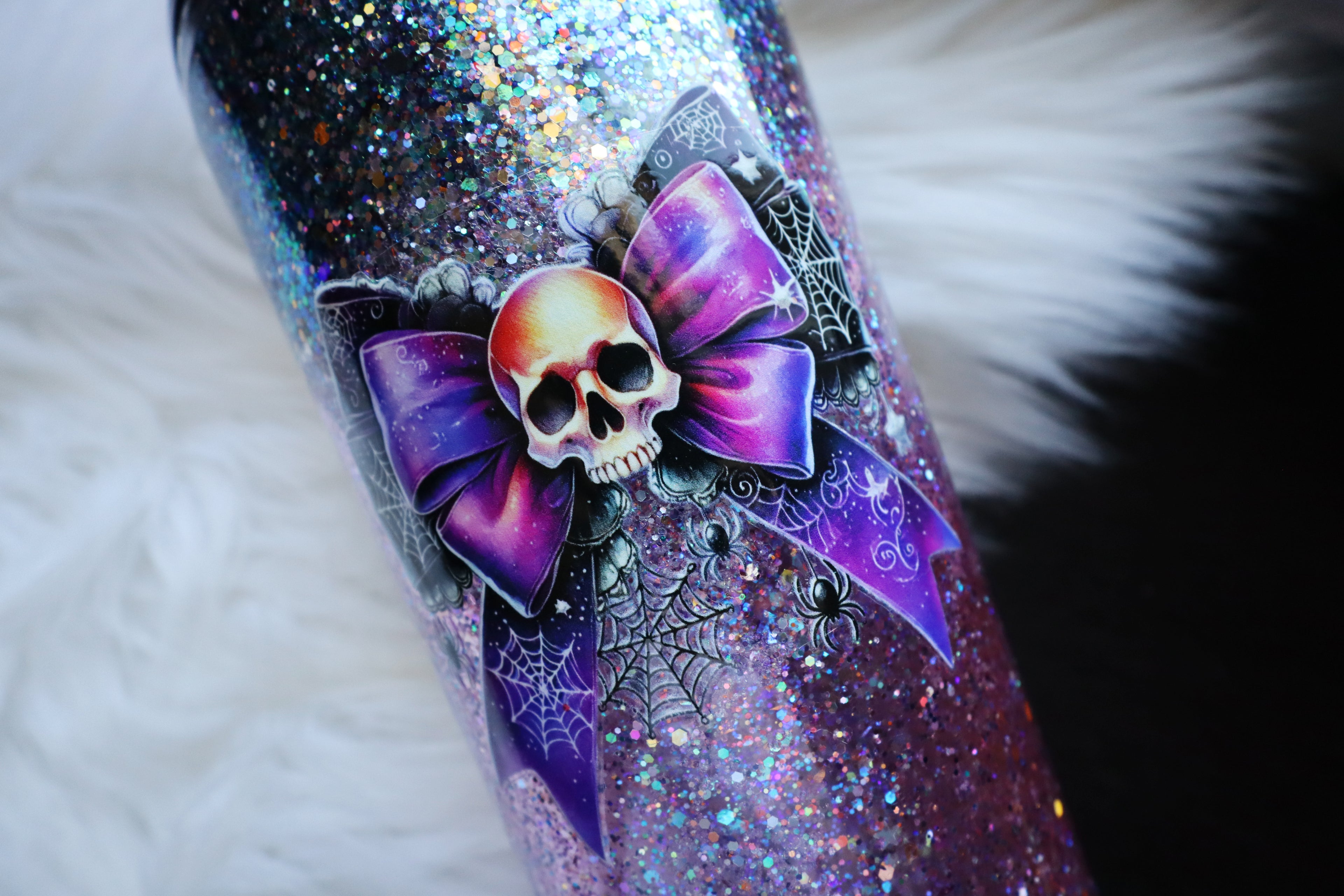 24oz Acrylic Snow Globe Tumbler - Spooky