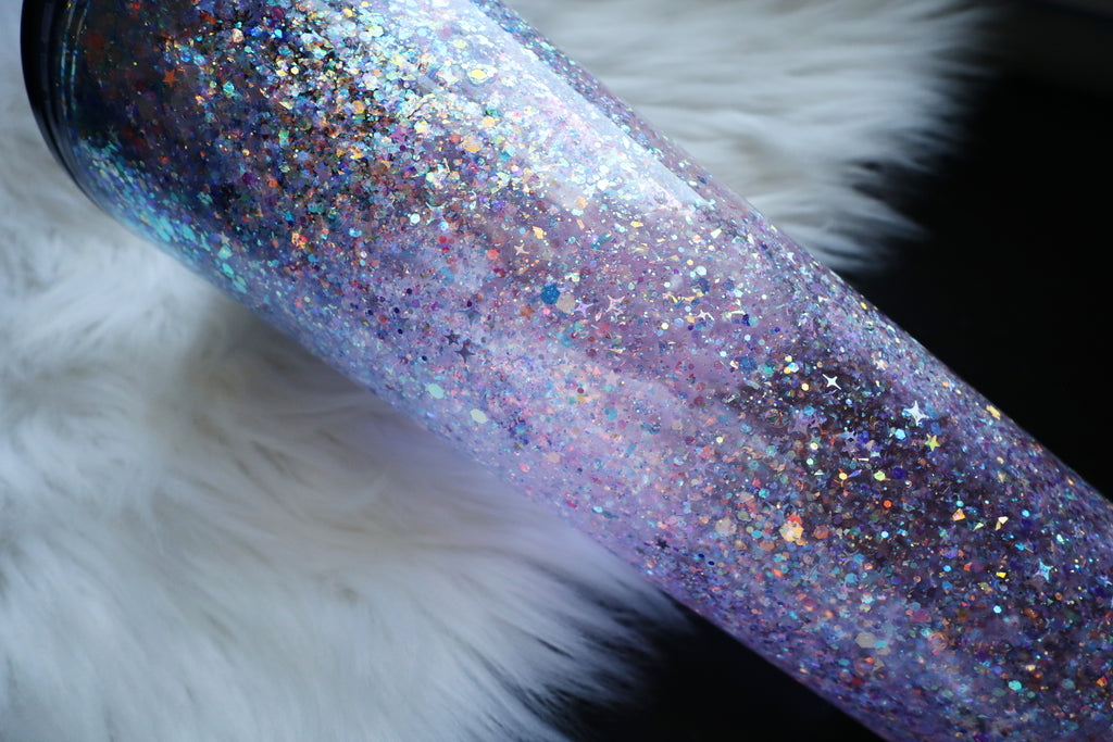 24oz Acrylic Snow Globe Tumbler - Broke / Bougie Skelly