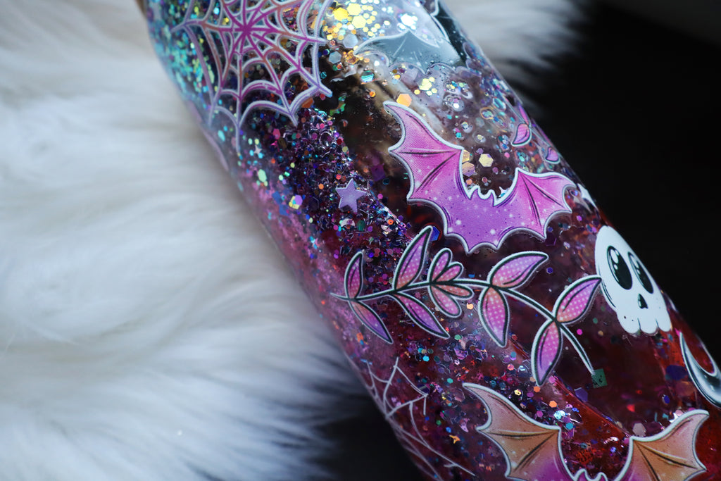 16oz Glass Snow Globe Mug Tumbler - Good Moms Say Bad Words