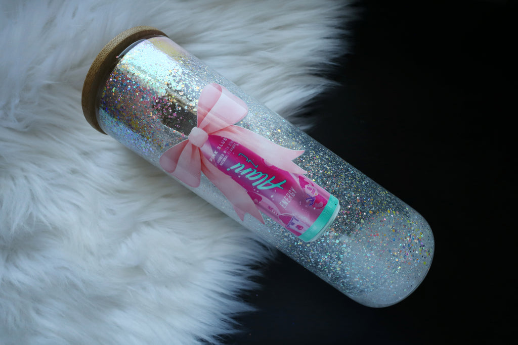 20oz Glass Snow Globe Tumbler - Alani