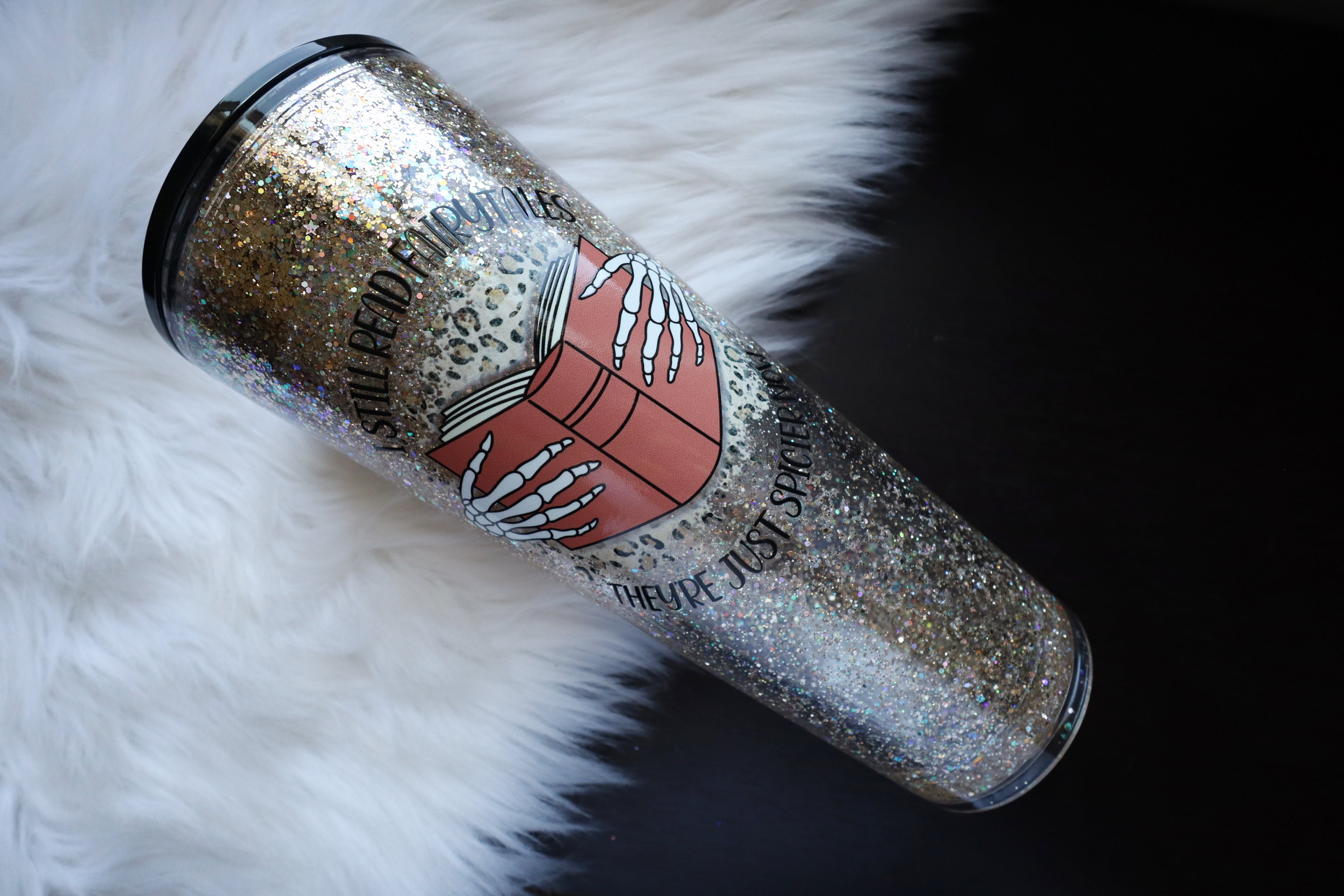 24oz Acrylic Snow Globe Tumbler - Spicy Fairy Tales