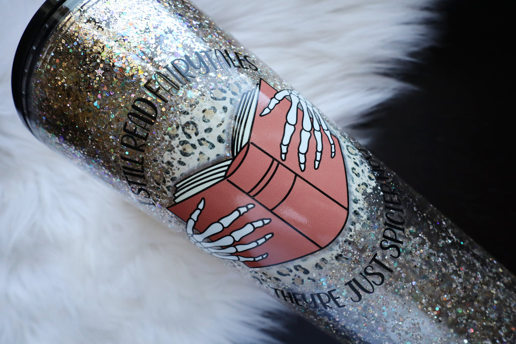 24oz Acrylic Snow Globe Tumbler - Spicy Fairy Tales