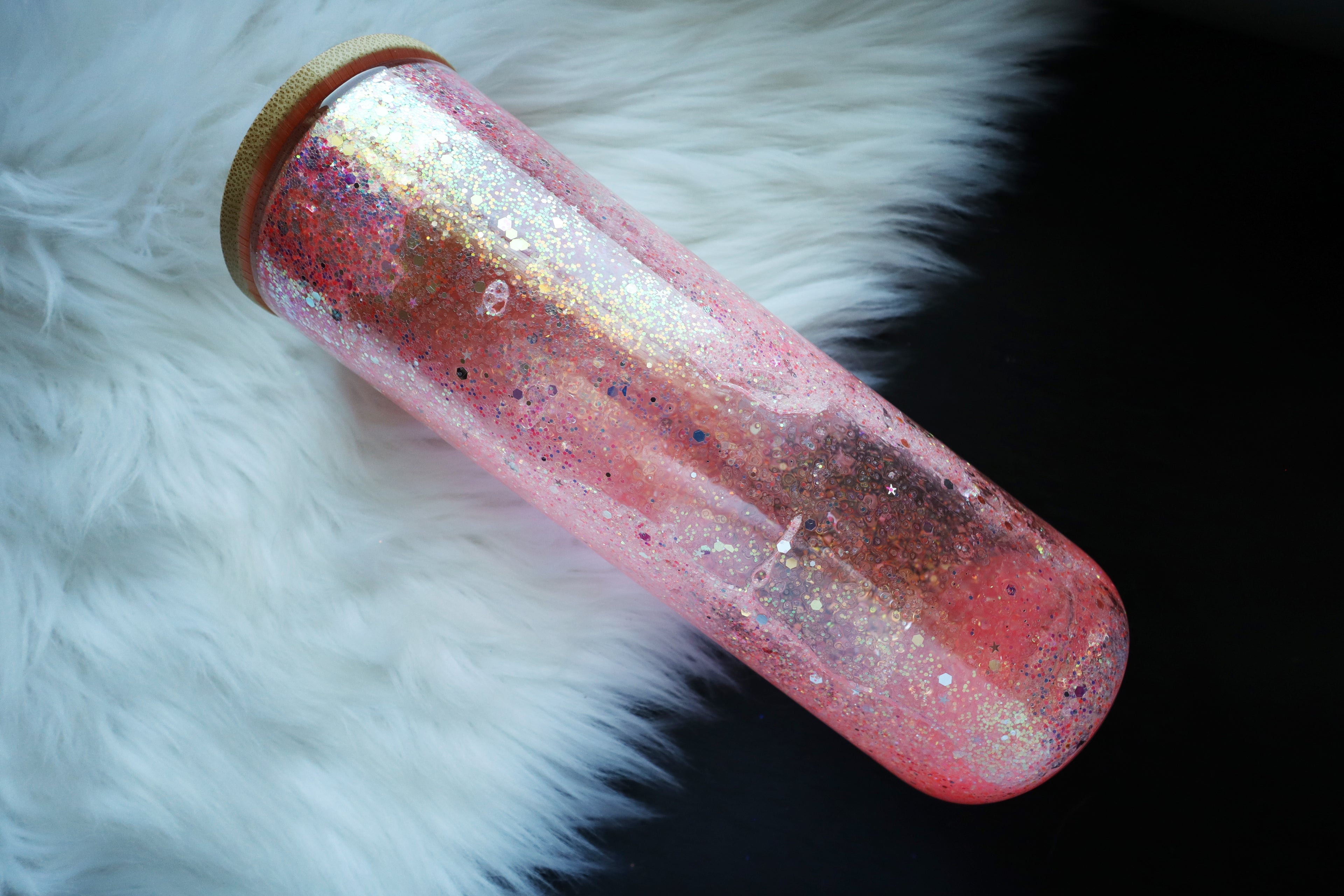 20oz Glass Snow Globe Tumbler - A Book A Day