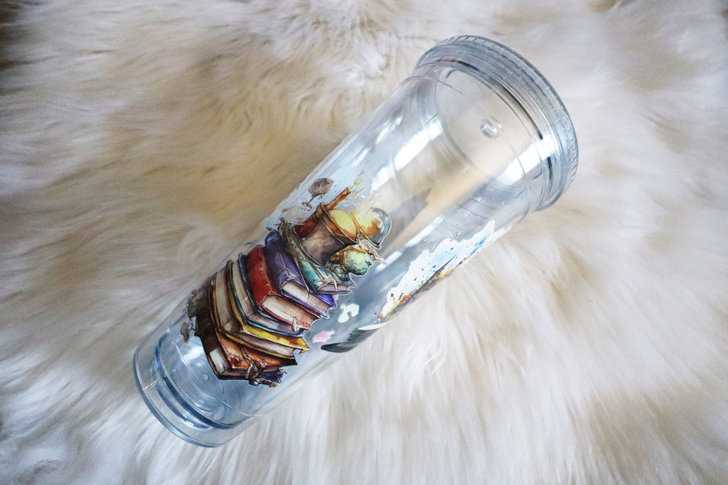 24oz Acrylic Tumbler - Bookish (Oops Tumbler)