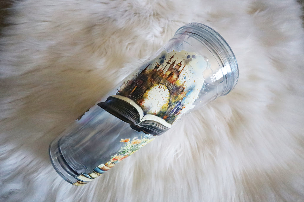 24oz Acrylic Tumbler - Bookish (Oops Tumbler)
