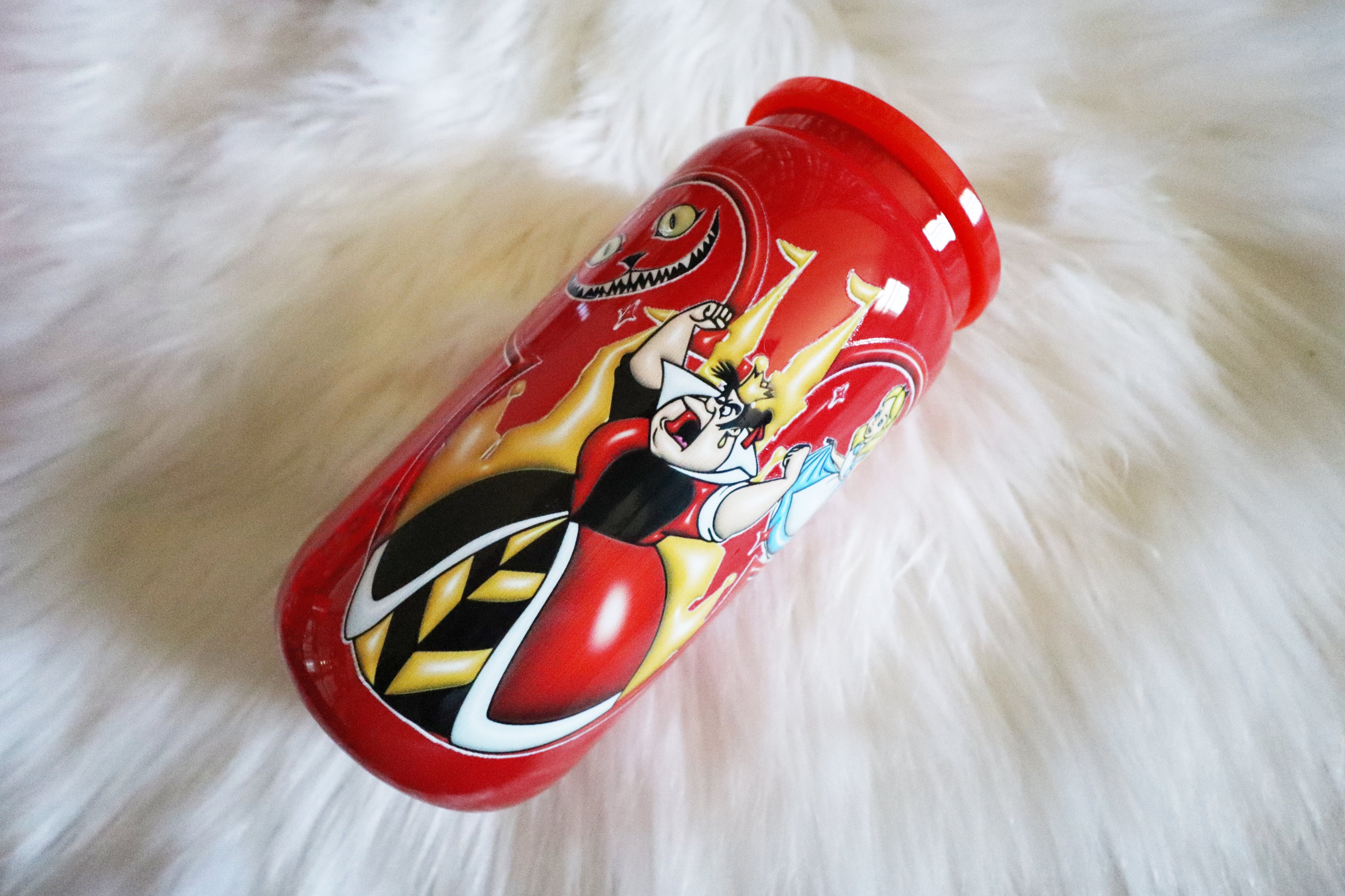 12oz Red Glass Can Tumbler - Queen