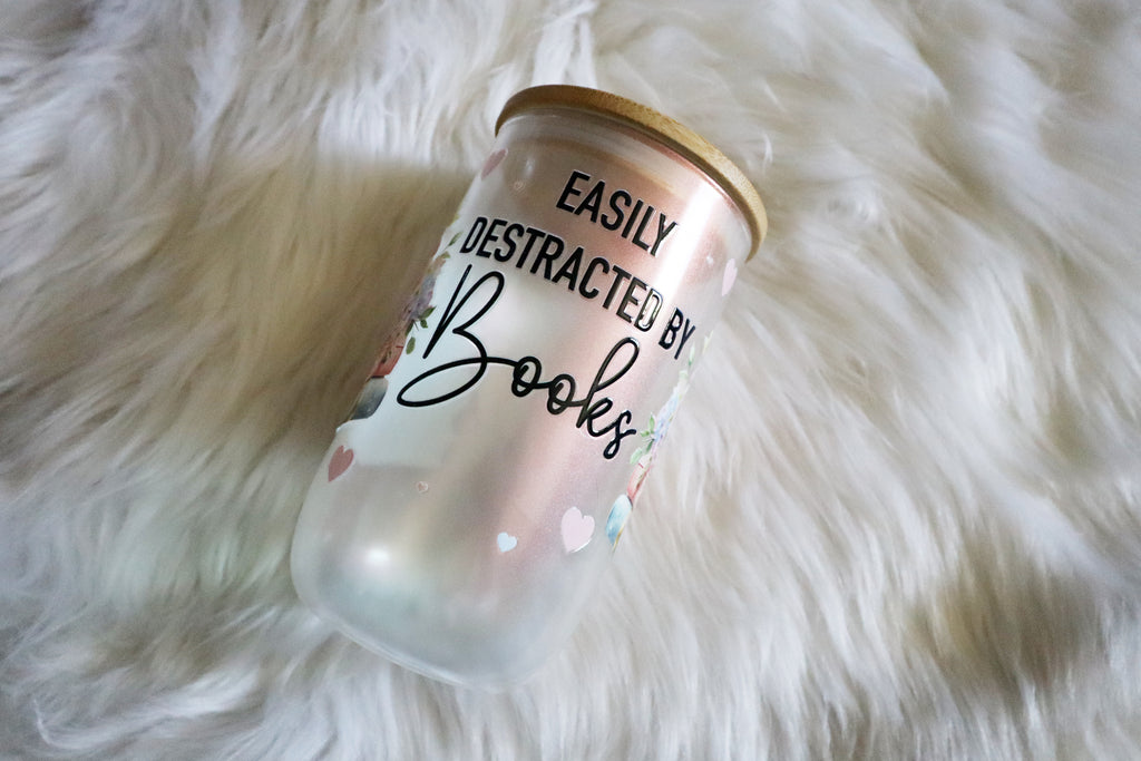 14oz Wine Glass Color Shifting Wine Tumbler - Easily Distracted