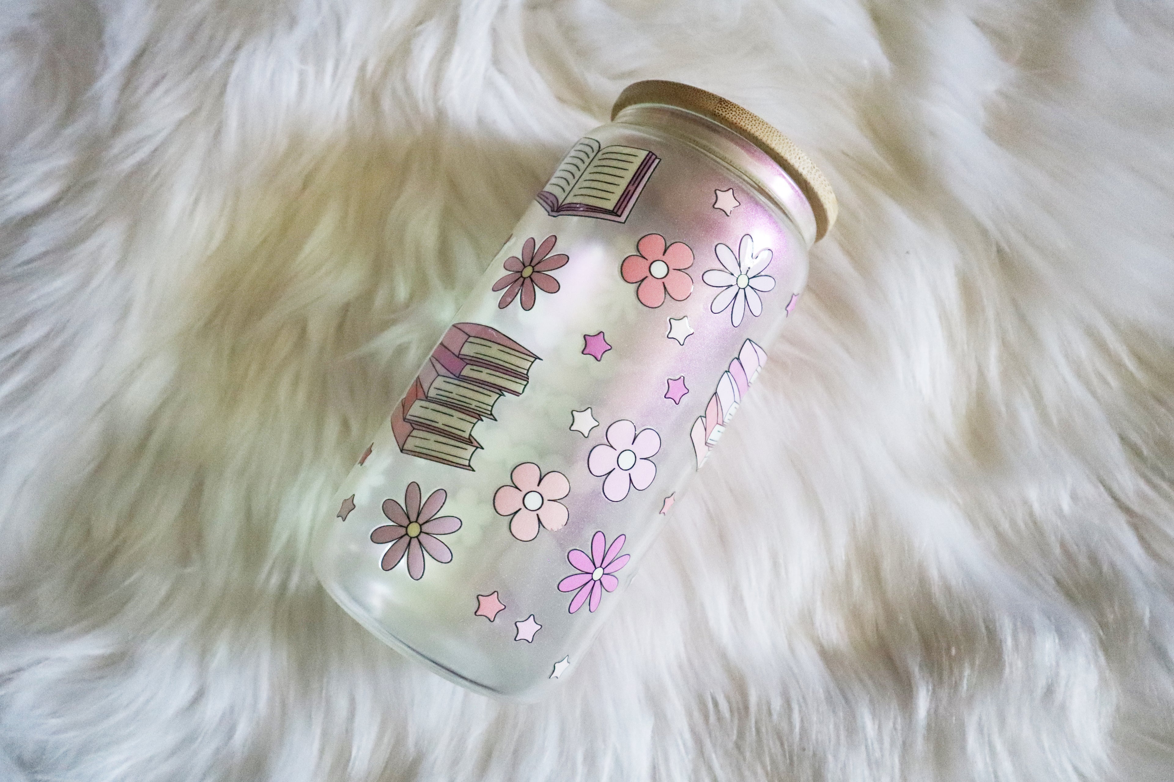 12oz Glass Can Tumbler - One More Chapter