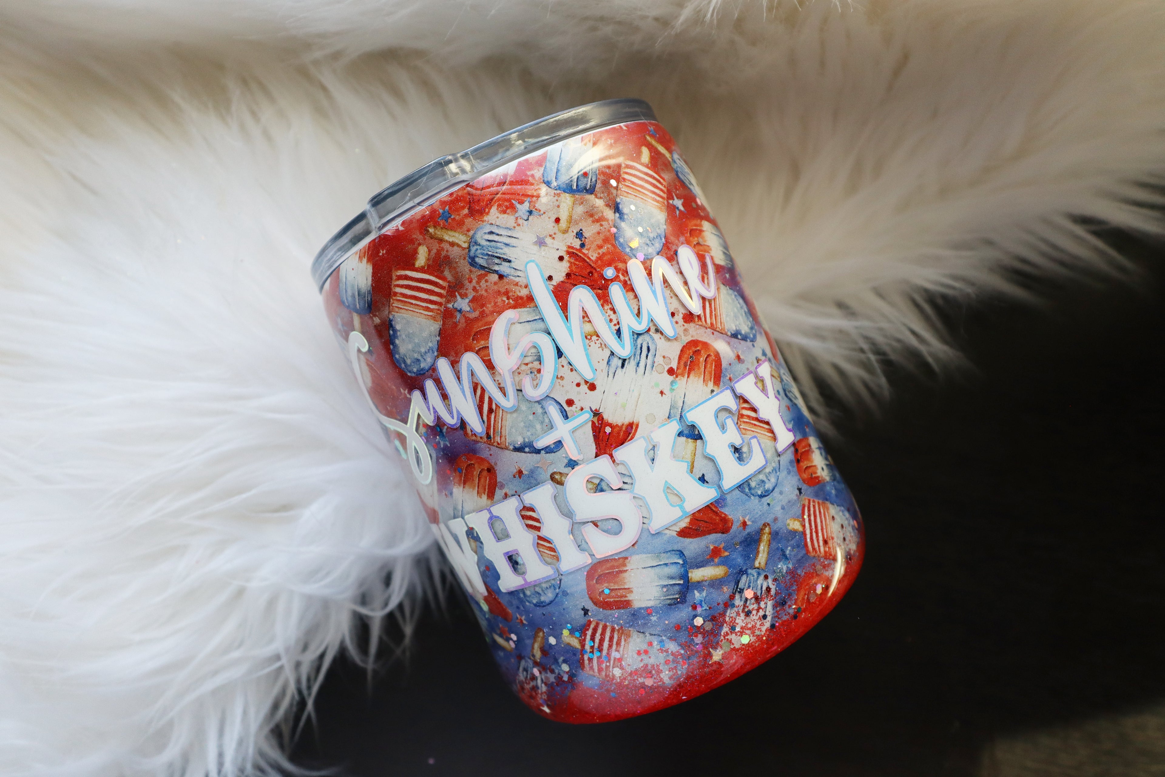 10oz Stainless Steel Tumbler - Sunshine & Whiskey