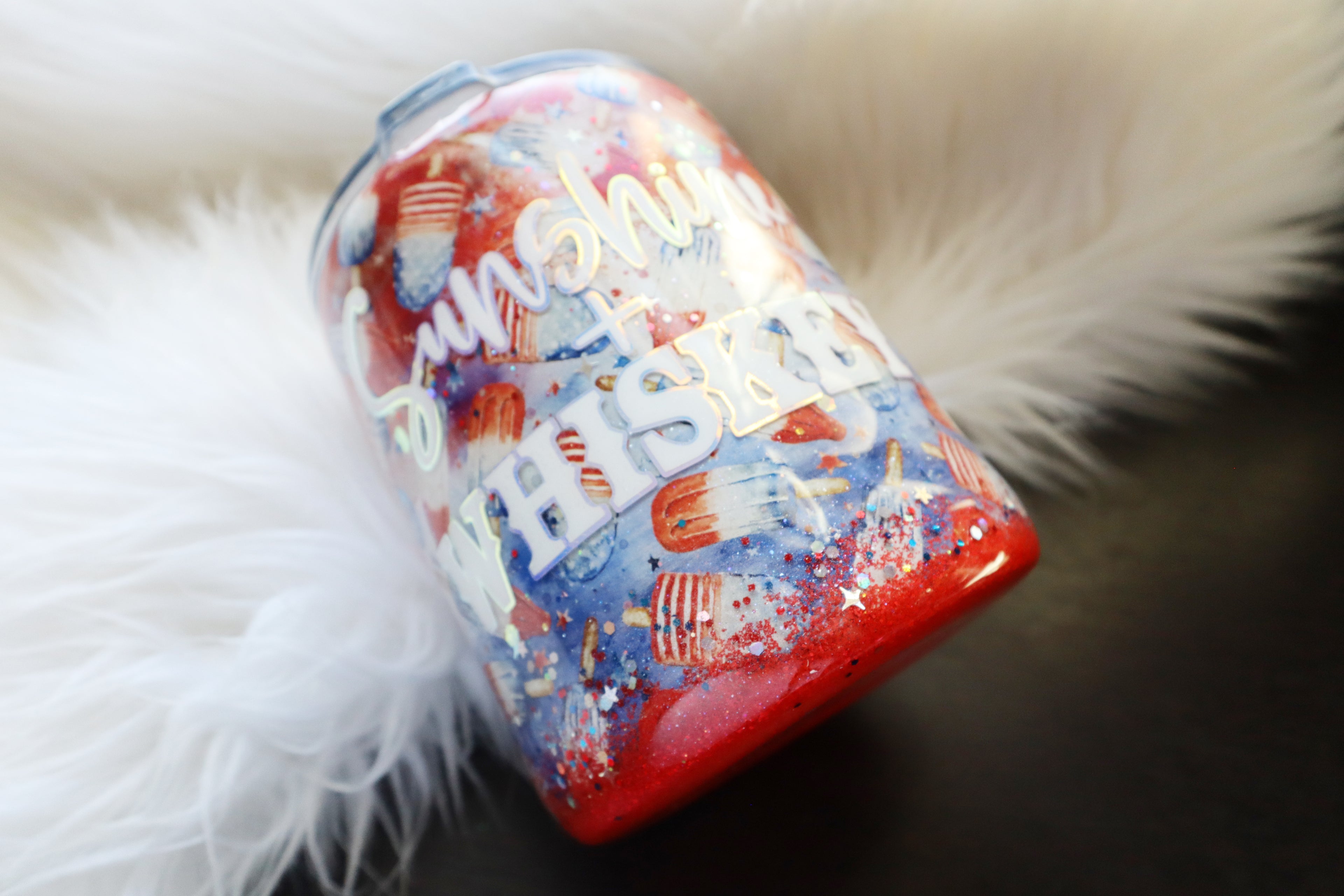 10oz Stainless Steel Tumbler - Sunshine & Whiskey