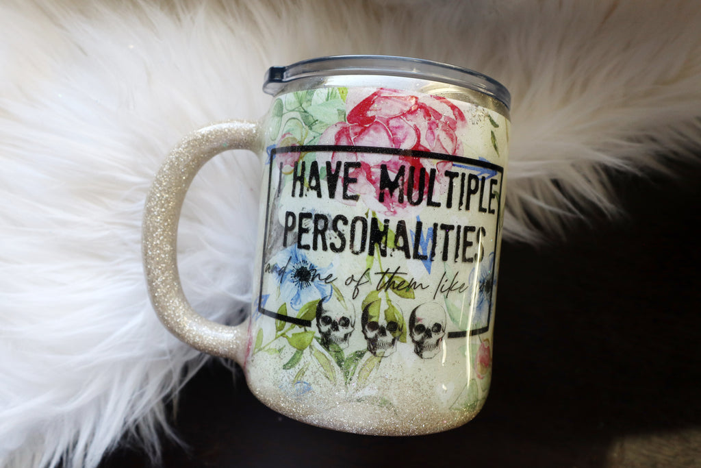 10oz Stainless Steel Tumbler - Mug - Multiple Personalities