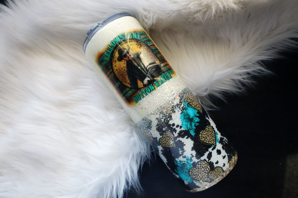 24oz Stainless Steel Tumbler - Dutton Ranch