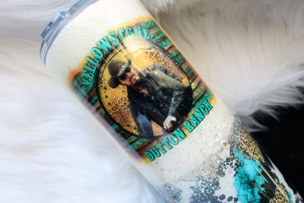 24oz Stainless Steel Tumbler - Dutton Ranch