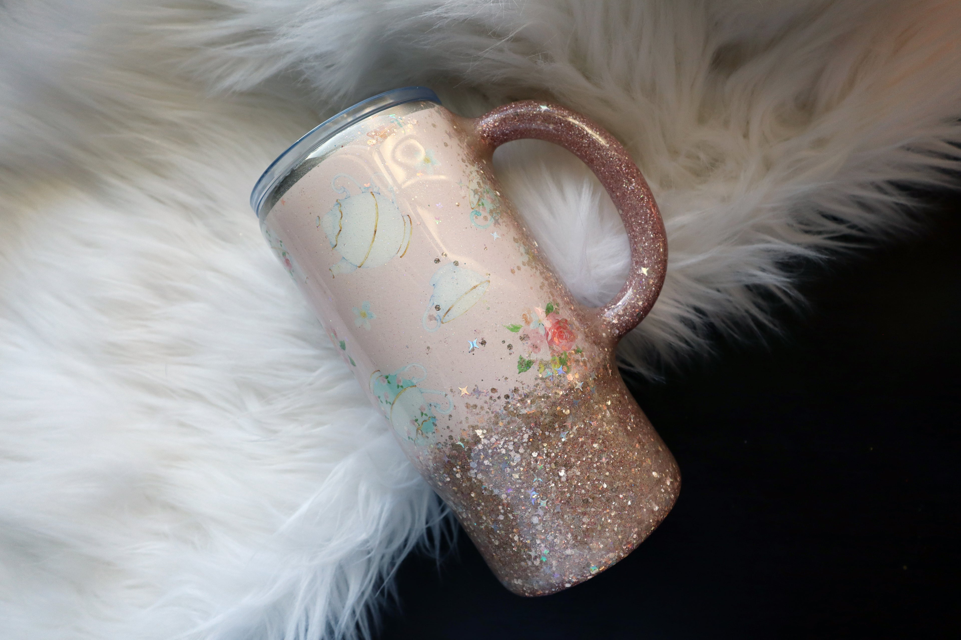 16oz Stainless Steel Tumbler - Mug - Books & Tea