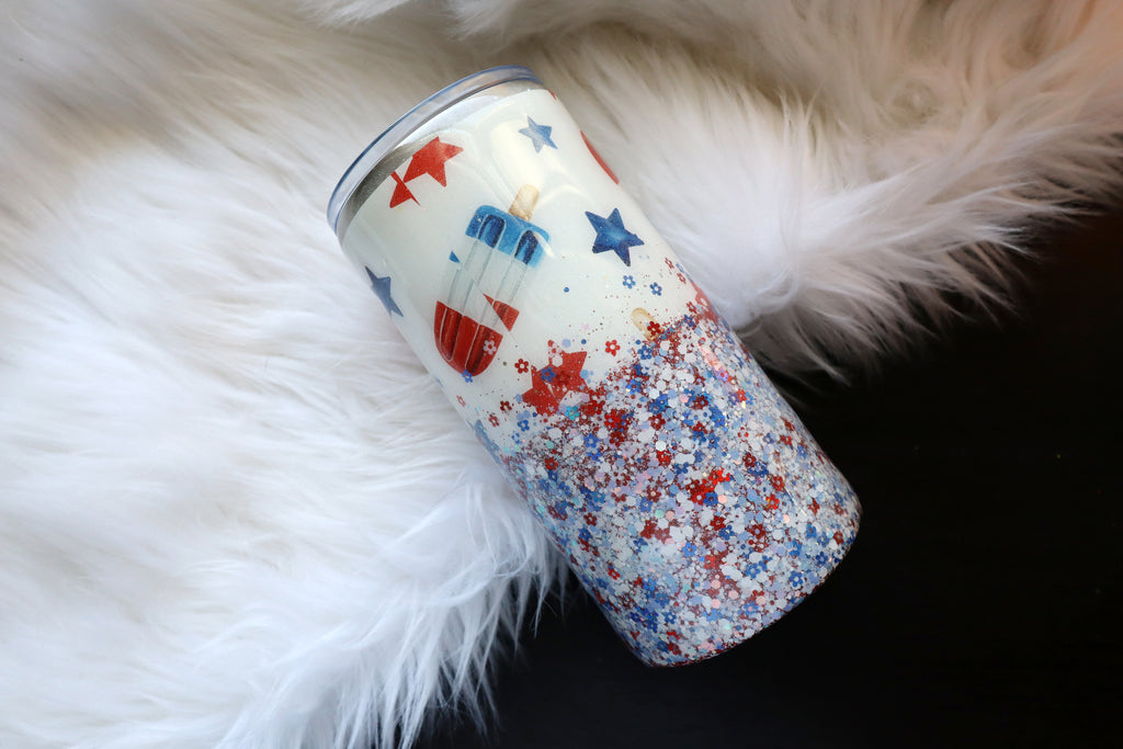 16oz Stainless Steel Tumbler - Sweet Freedom