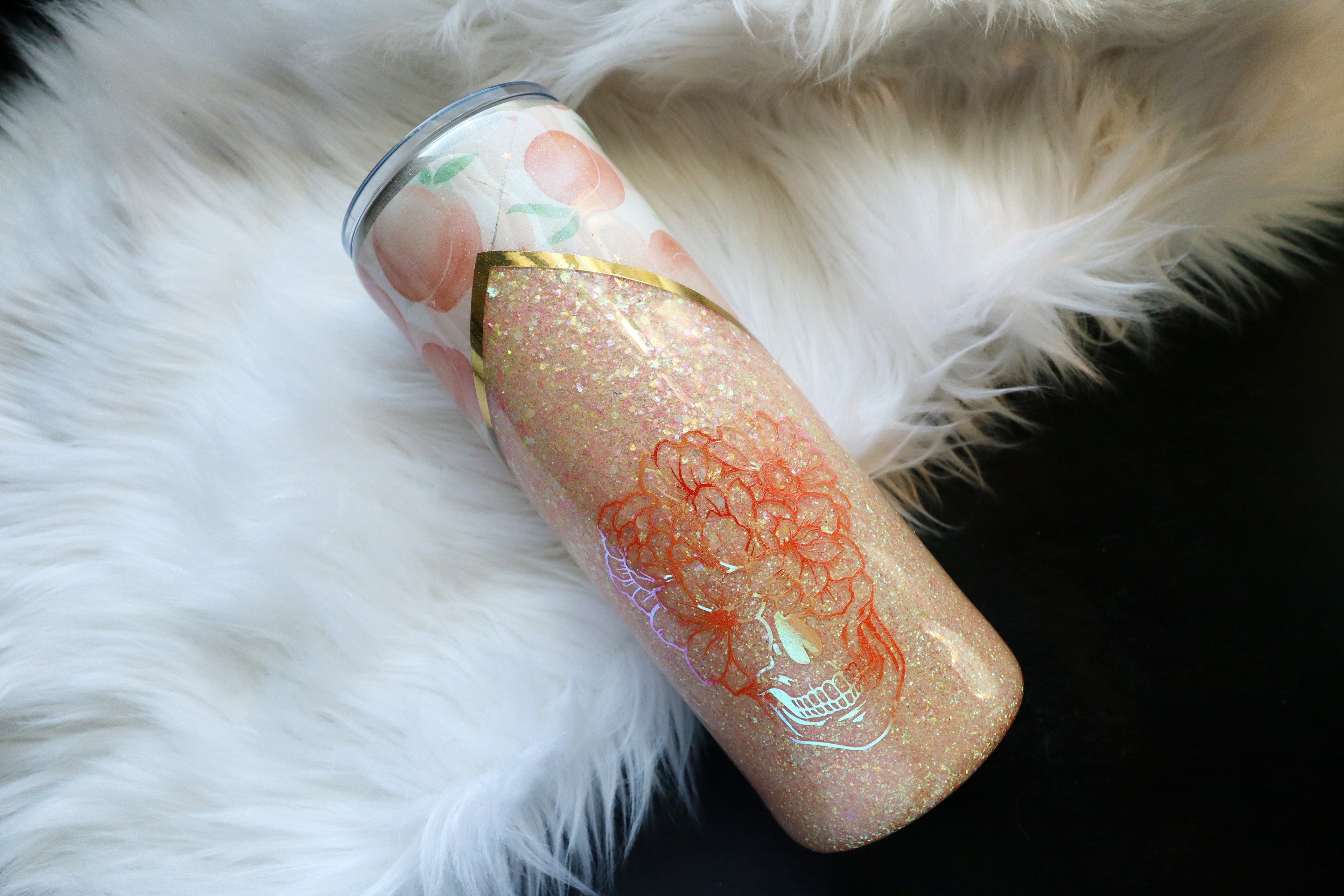 24oz Stainless Steel Tumbler - Peachy Effin Keen