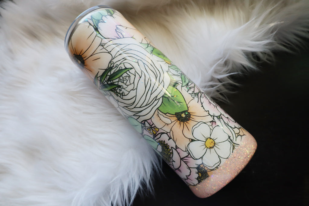 24oz Stainless Steel Tumbler - I Like My Books Spicy