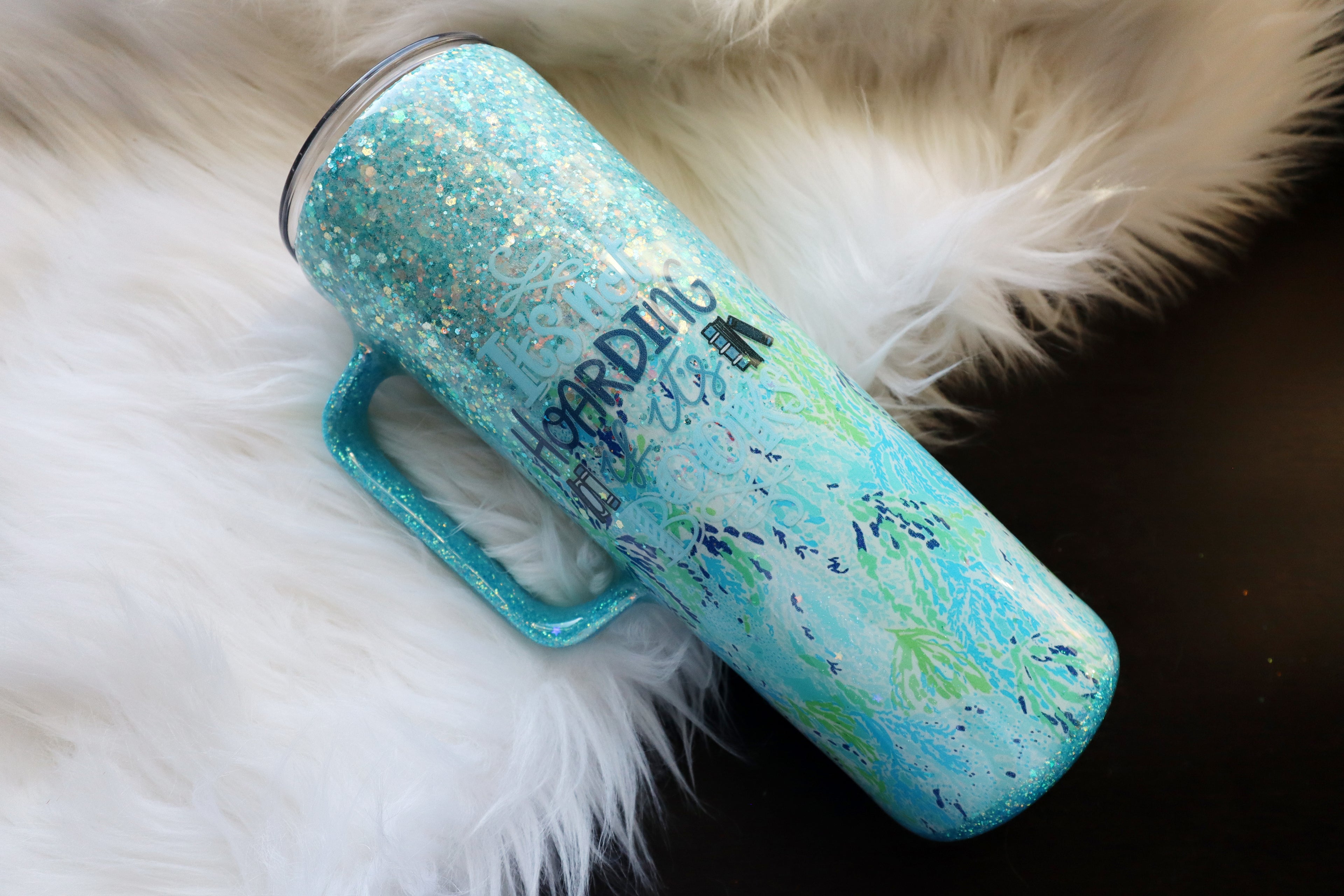 24oz Stainless Steel Tumbler - Hoggdle - Not Hoarding If It's Books