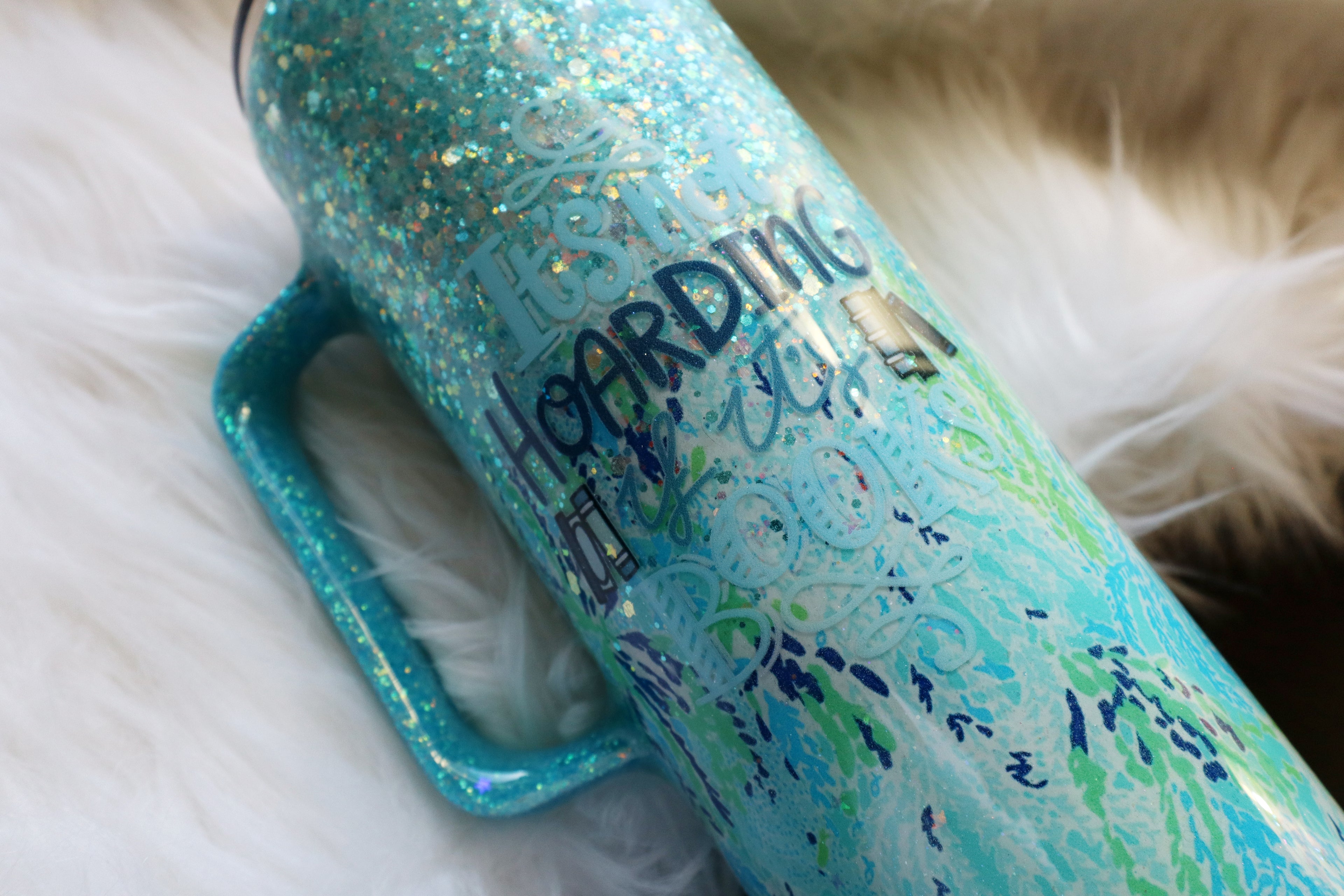 24oz Stainless Steel Tumbler - Hoggdle - Not Hoarding If It's Books