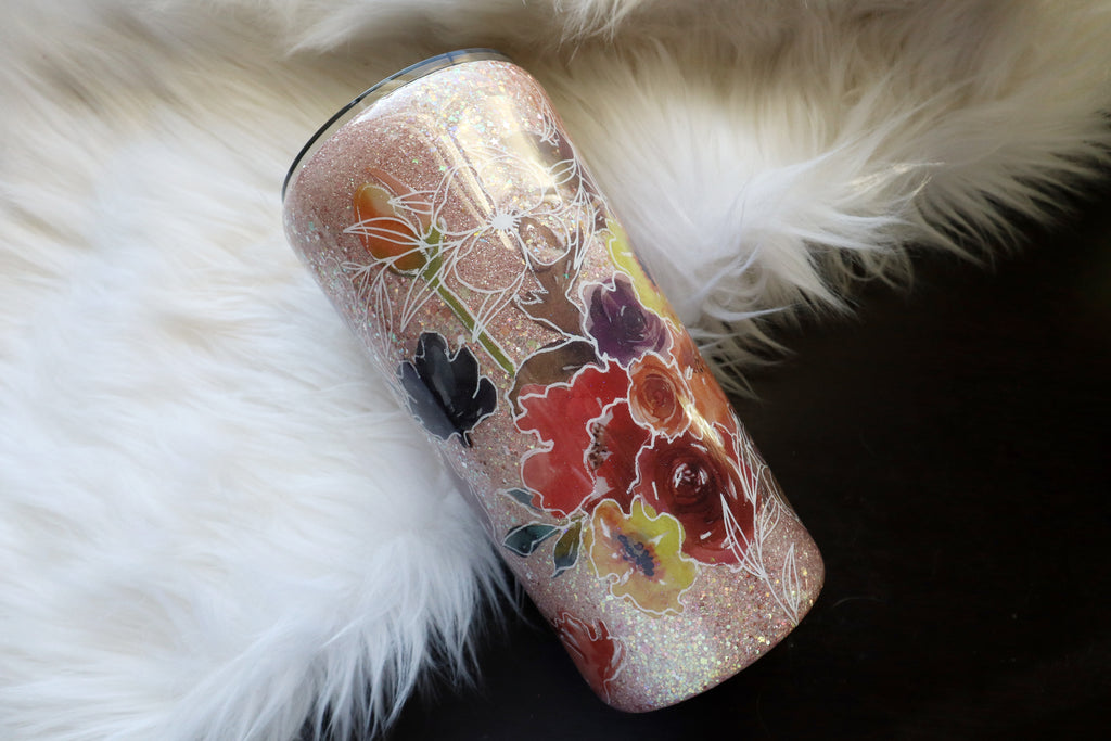 22oz Stainless Steel Tumbler - Trust Your Wings