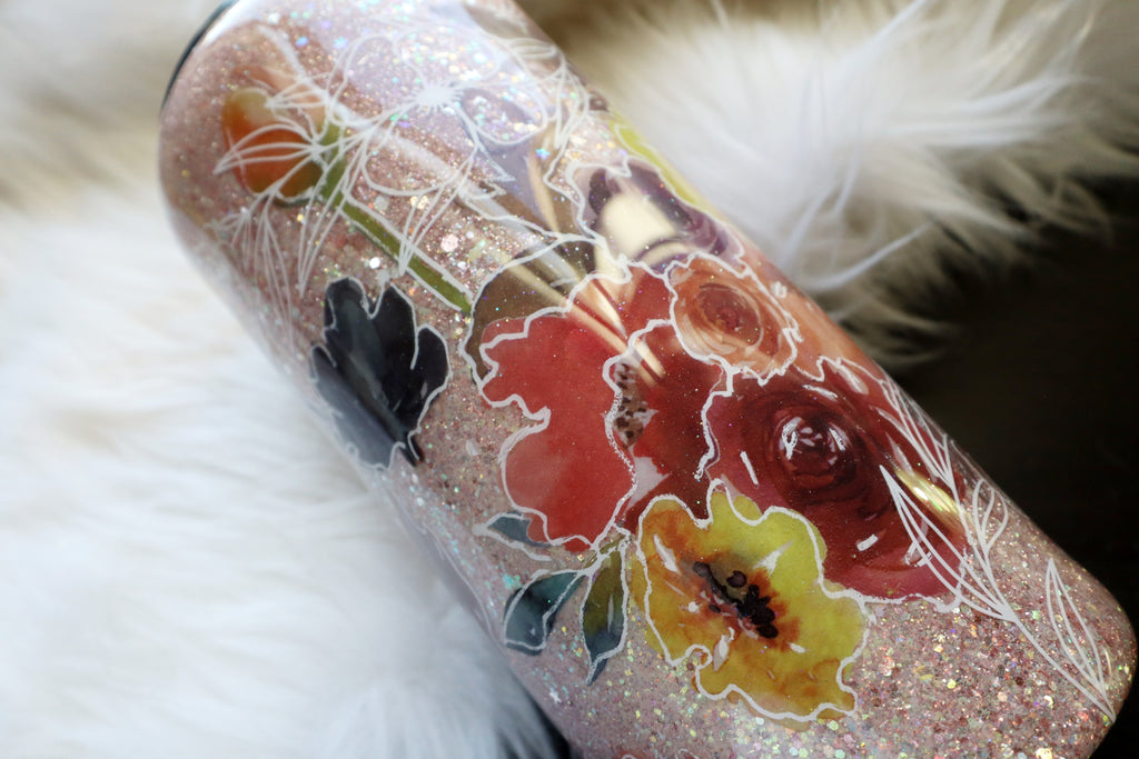 22oz Stainless Steel Tumbler - Trust Your Wings