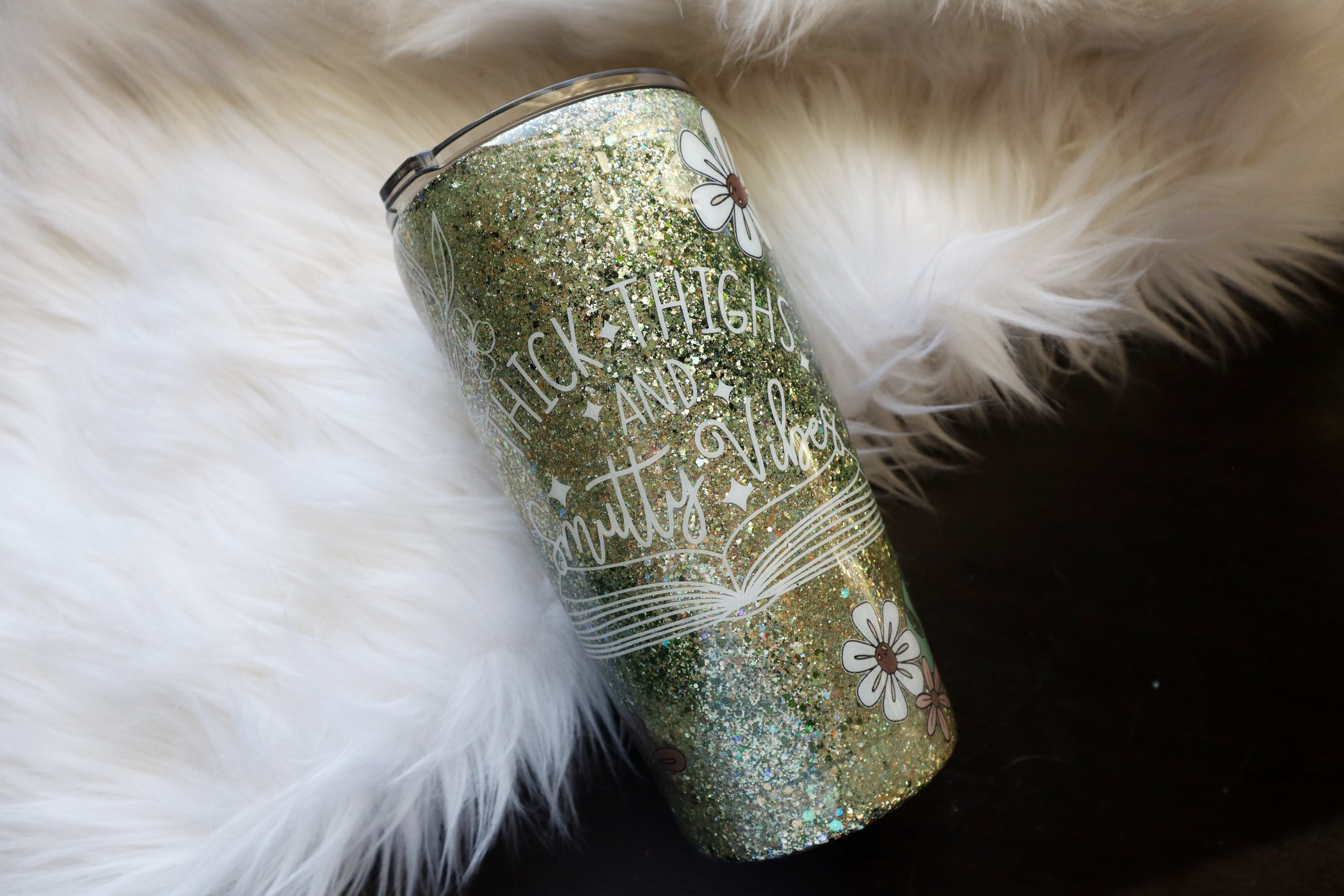 20oz Stainless Steel Tumbler - Thick Thighs