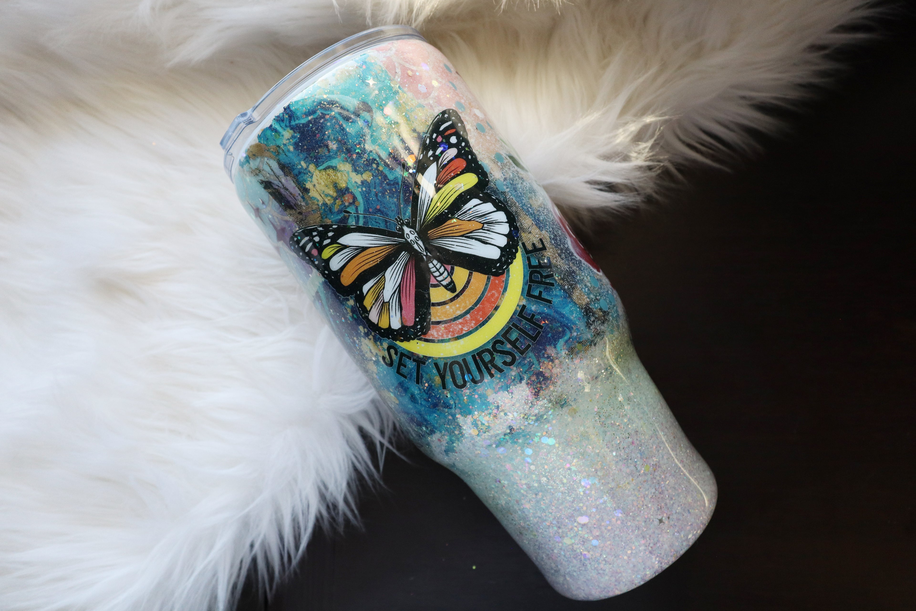 32oz Stainless Steel Tumbler - Set Yourself Free