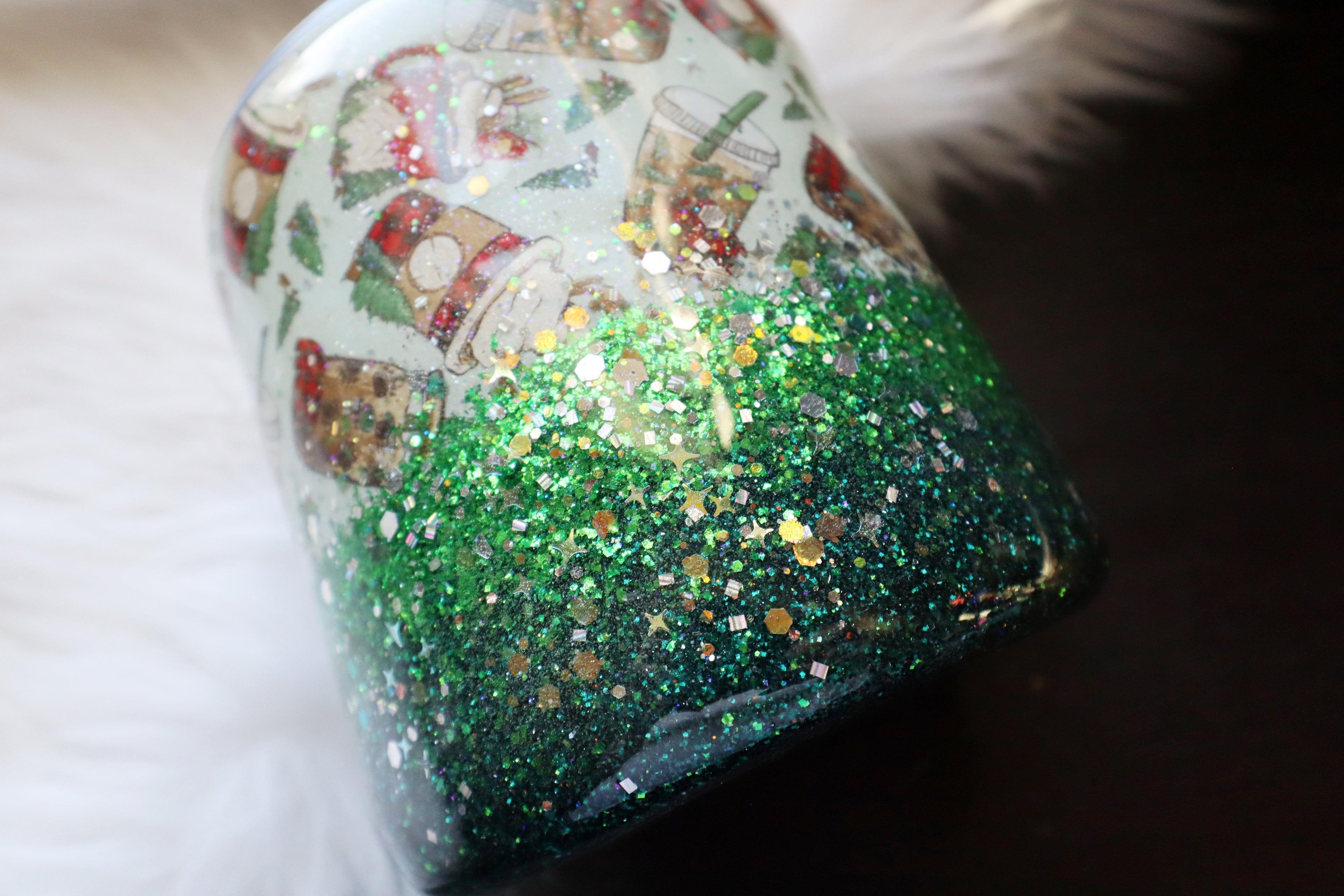 16oz Stainless Steel Tumbler - Mug - Christmas Coffees