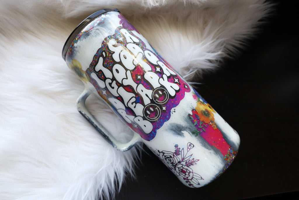 32oz Stainless Steel Tumbler - Good Day to Read A Book