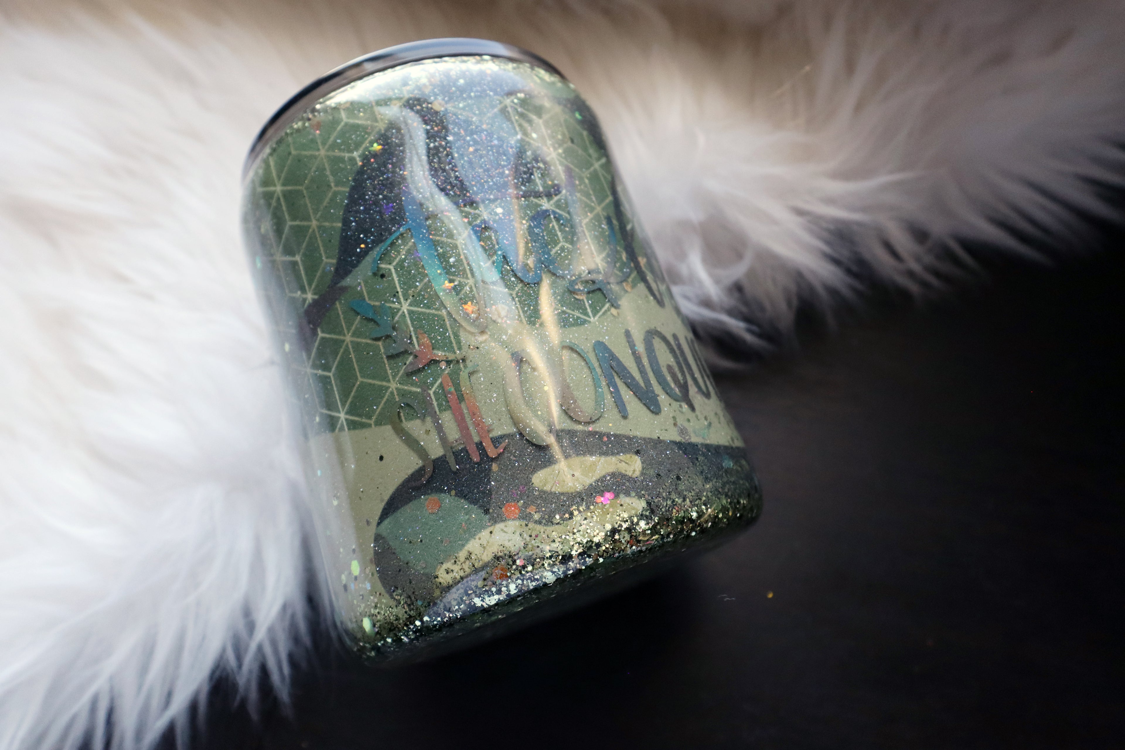 10oz Stainless Steel Tumbler - What She Tackles