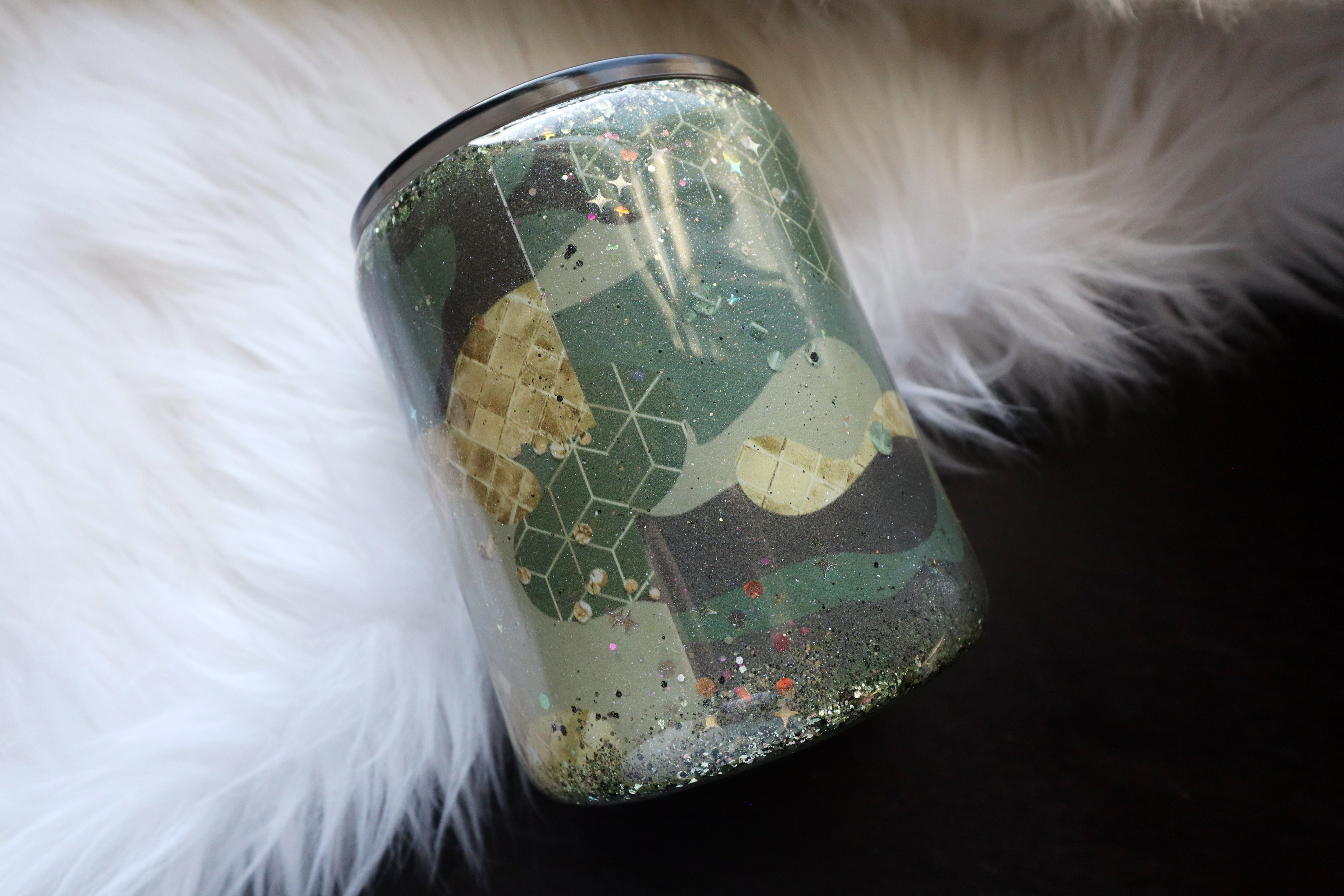 10oz Stainless Steel Tumbler - What She Tackles