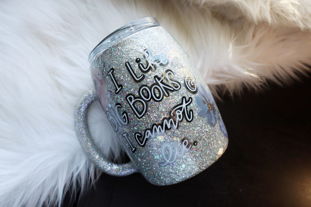 12oz Stainless Steel Tumbler - Mug - I Like Big Books