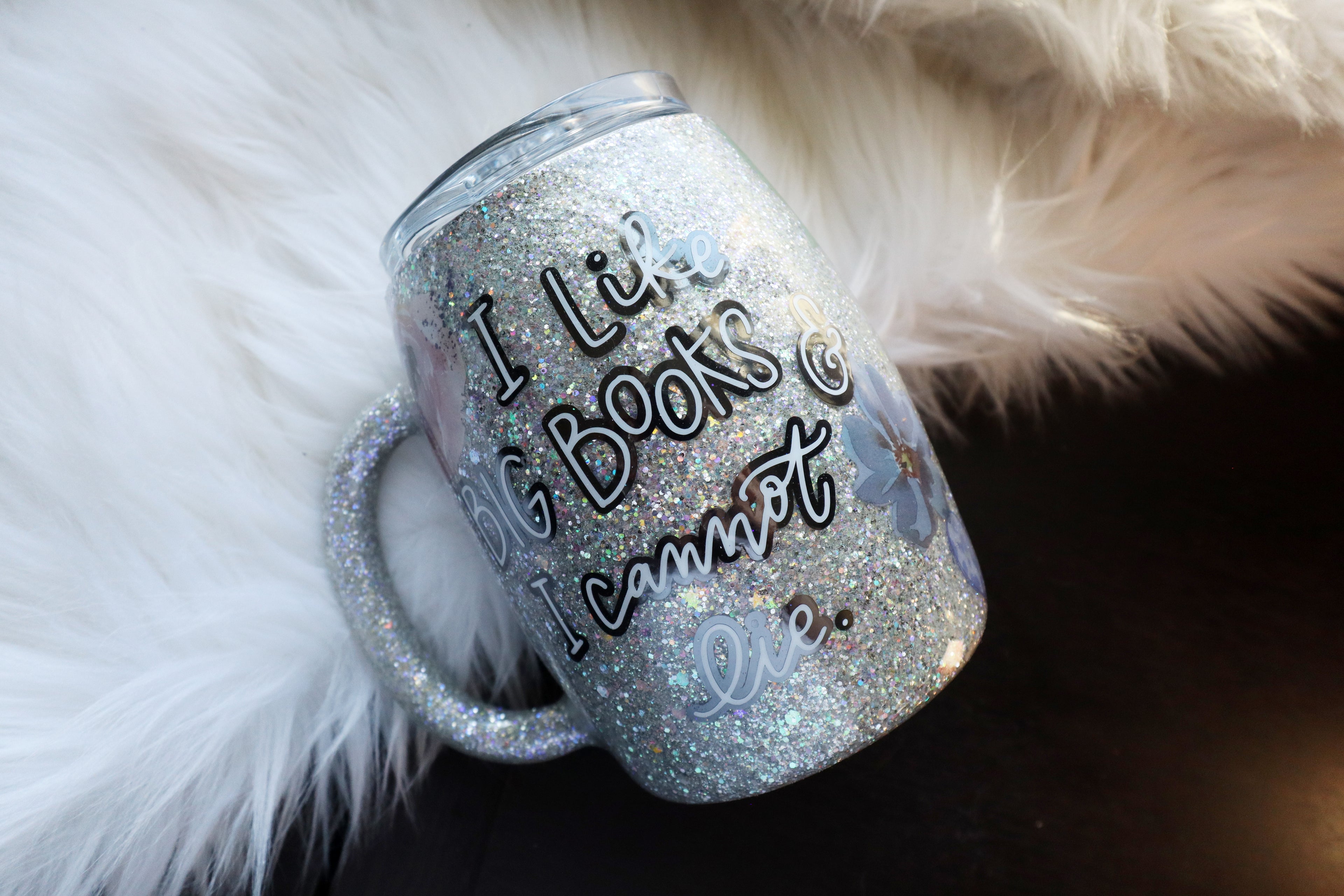 12oz Stainless Steel Tumbler - Mug - I Like Big Books