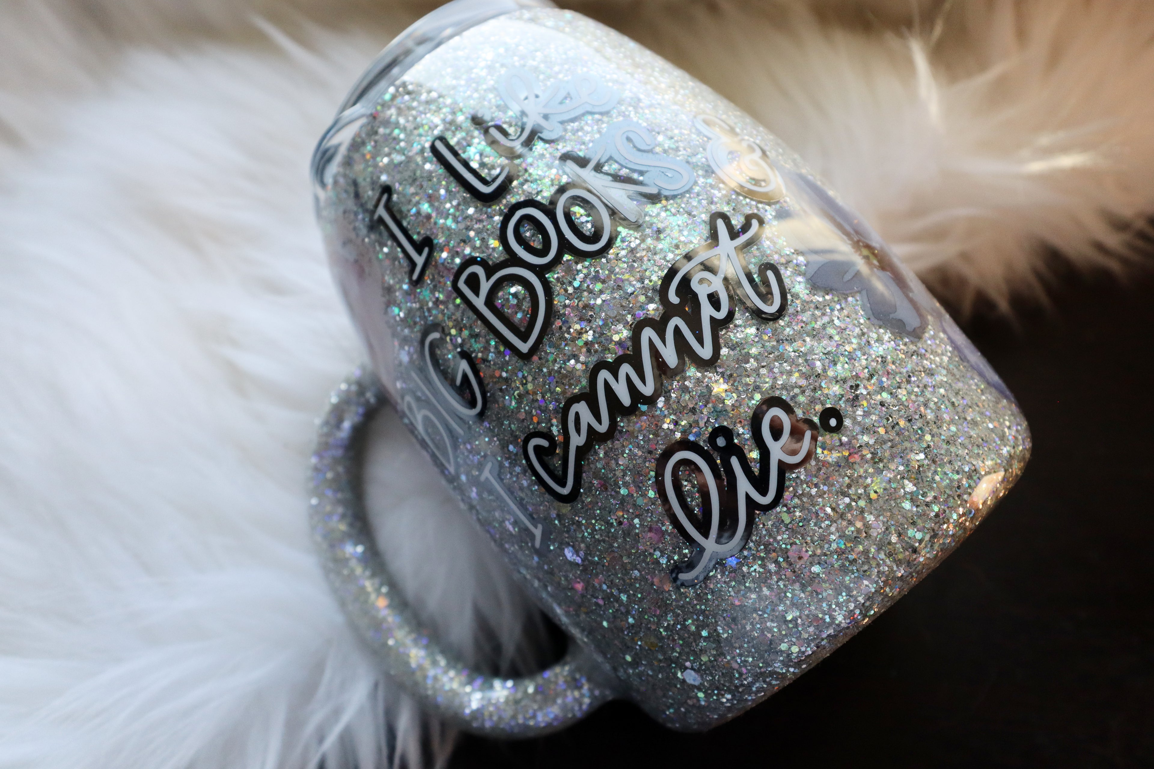 12oz Stainless Steel Tumbler - Mug - I Like Big Books