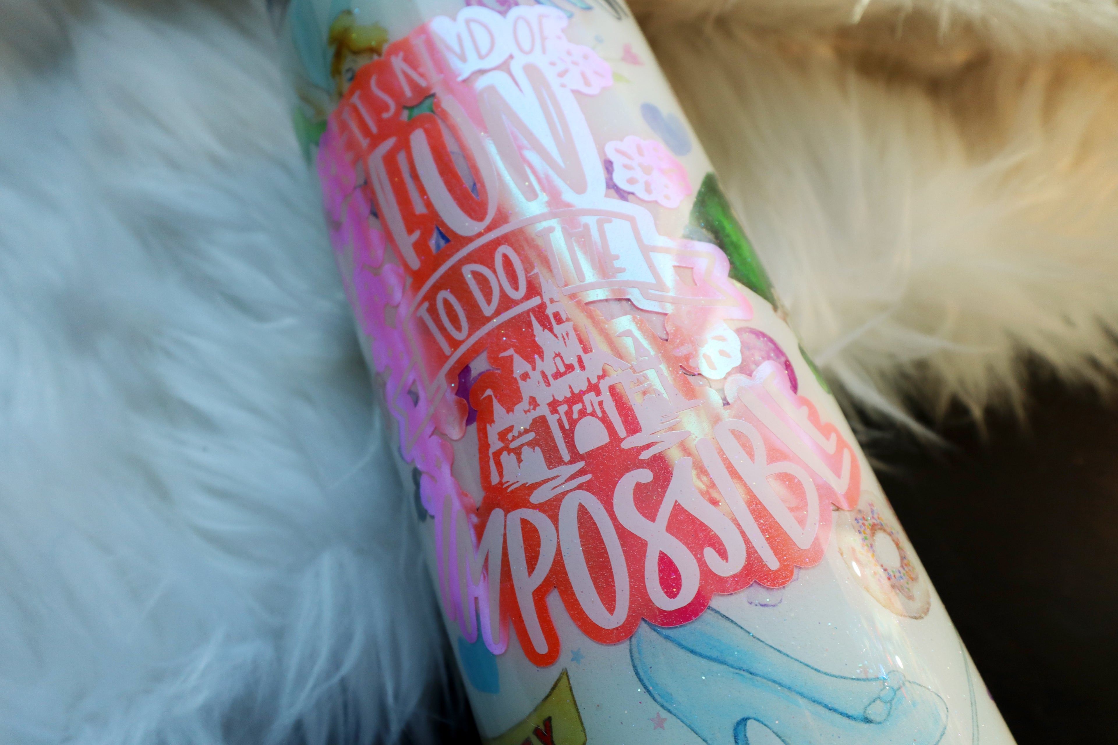 30oz Stainless Steel Tumbler - Fun to Do the Impossible