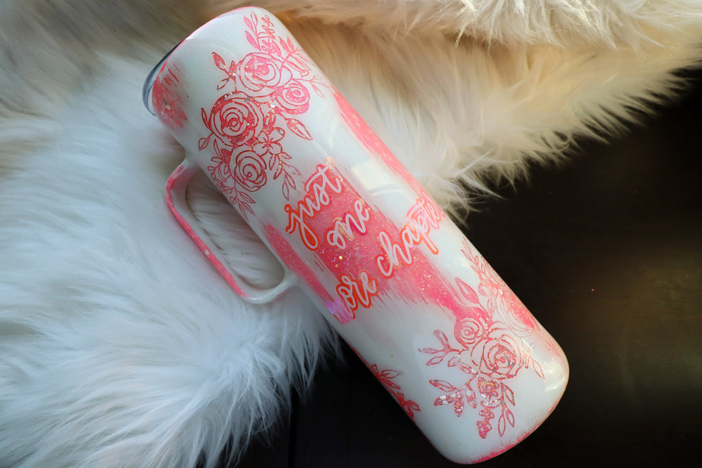 30oz Stainless Steel Tumbler - Hoggdle - Just One More Chapter