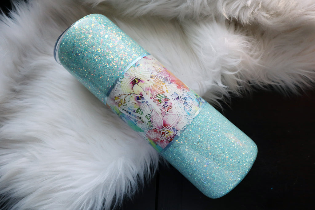 30oz Stainless Steel Tumbler - Antisocial Butterfly