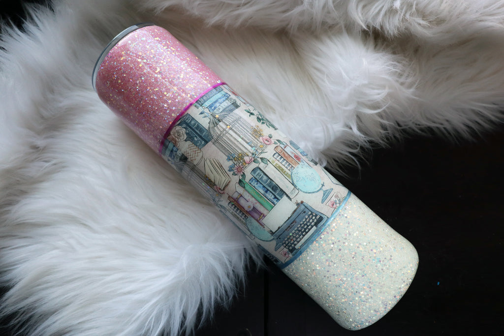 32oz Stainless Steel Tumbler - Dead Inside But Bought A New Book