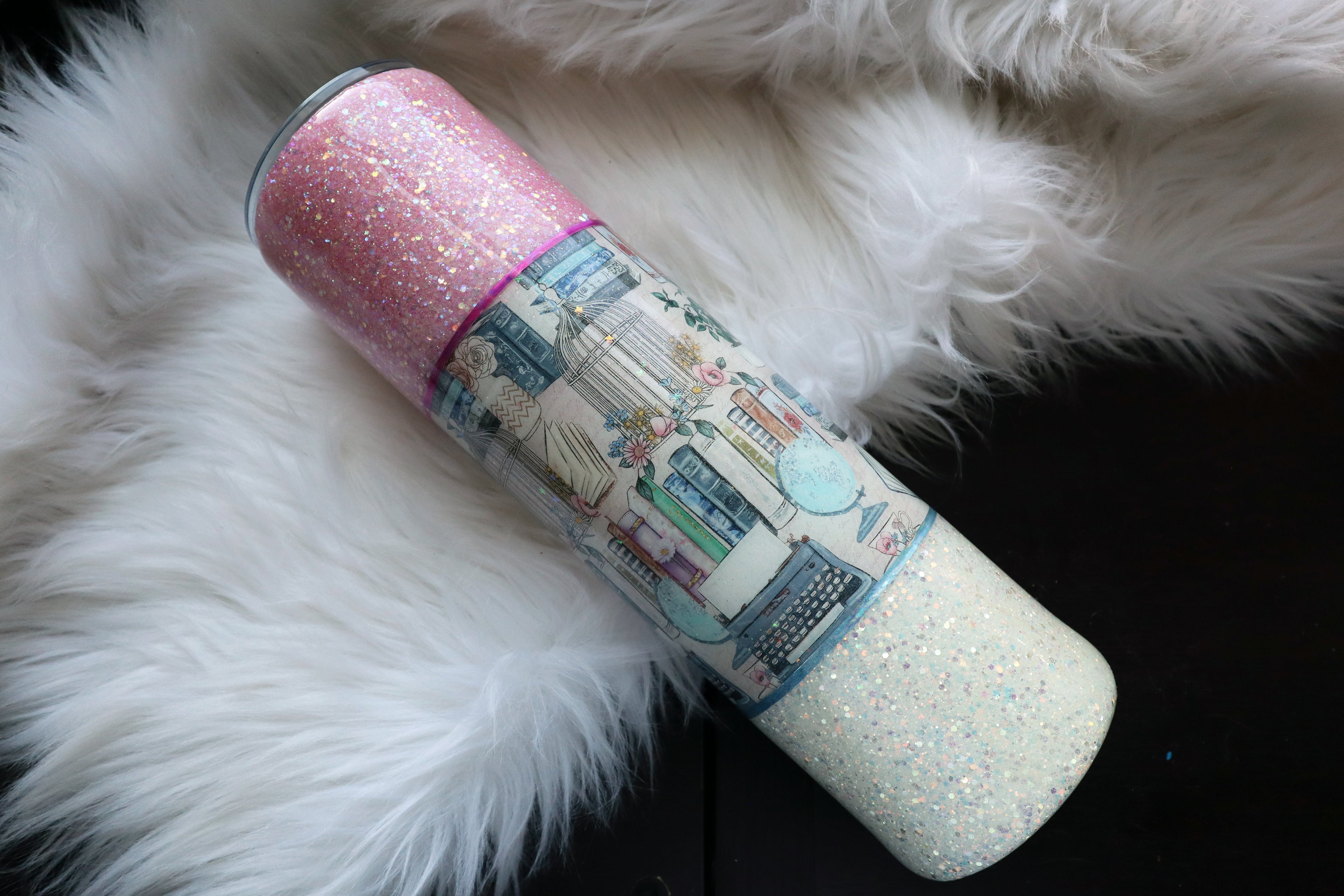 32oz Stainless Steel Tumbler - Dead Inside But Bought A New Book