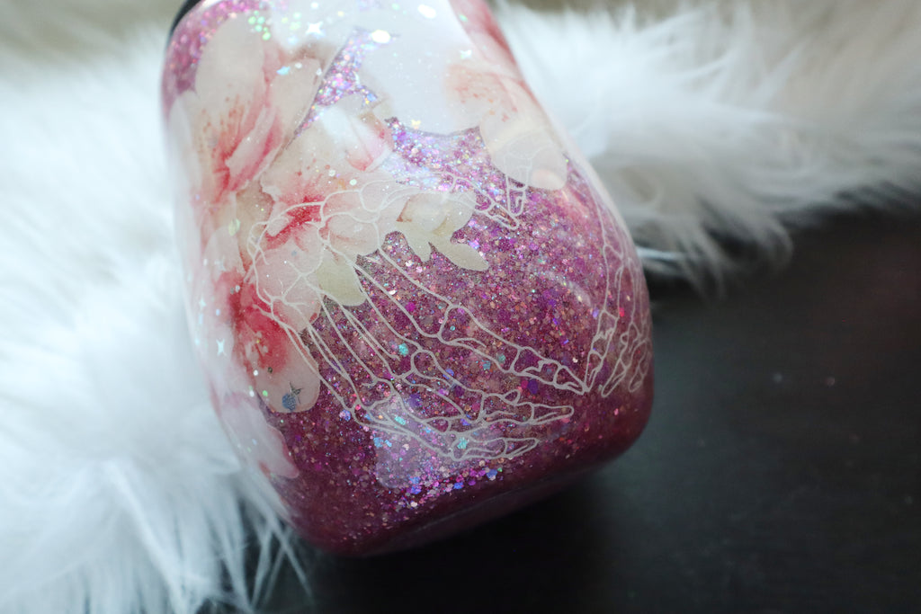 10oz Stainless Steel Tumbler - Wine - In Love w/ Fictional Characters