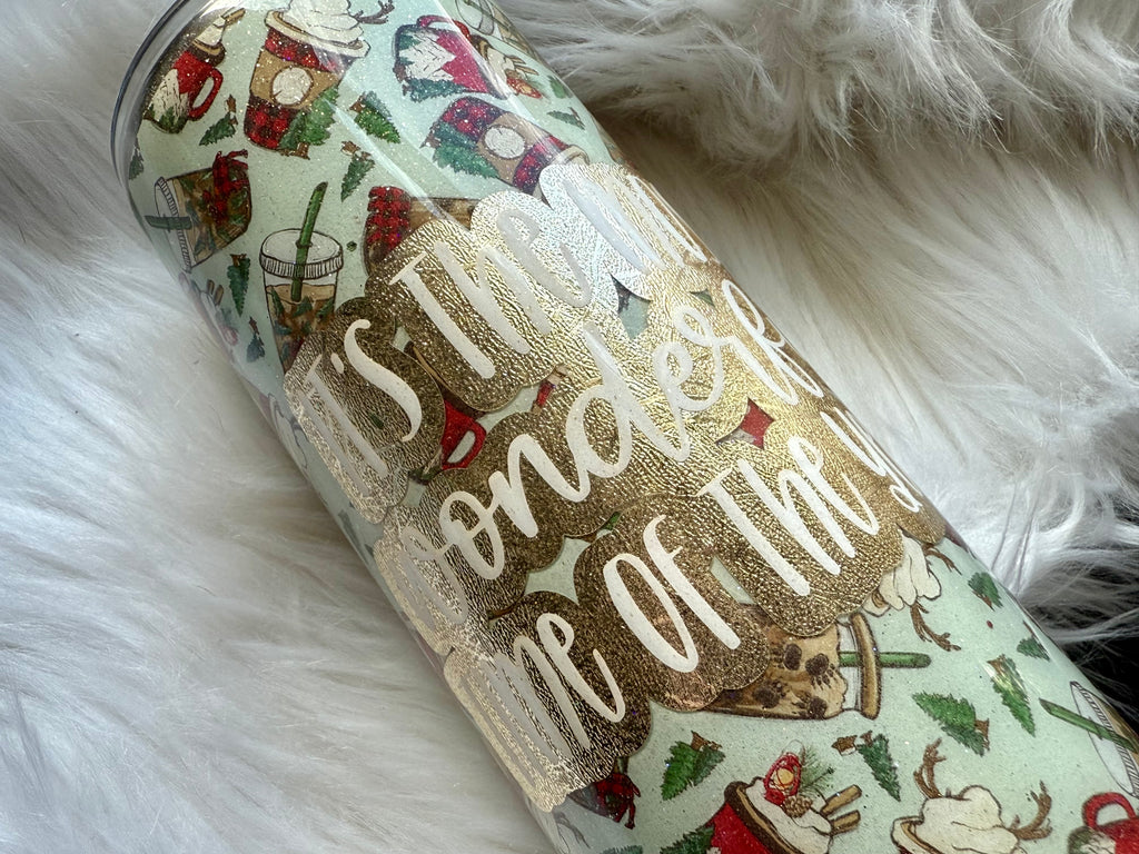 32oz Stainless Steel Tumbler - Most Wonderful Time of the Year