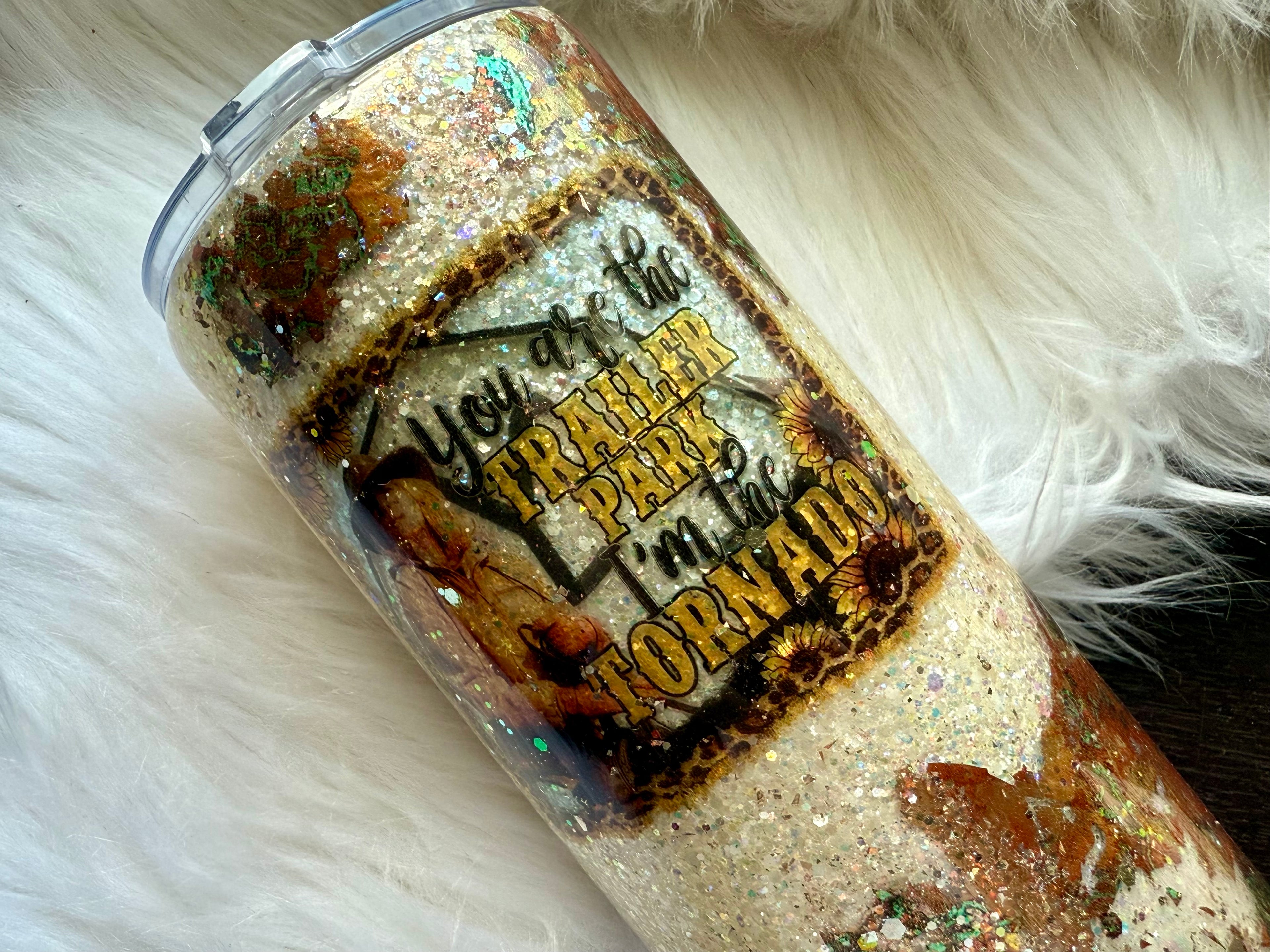 20oz Stainless Steel Tumbler - I Am the Tornado