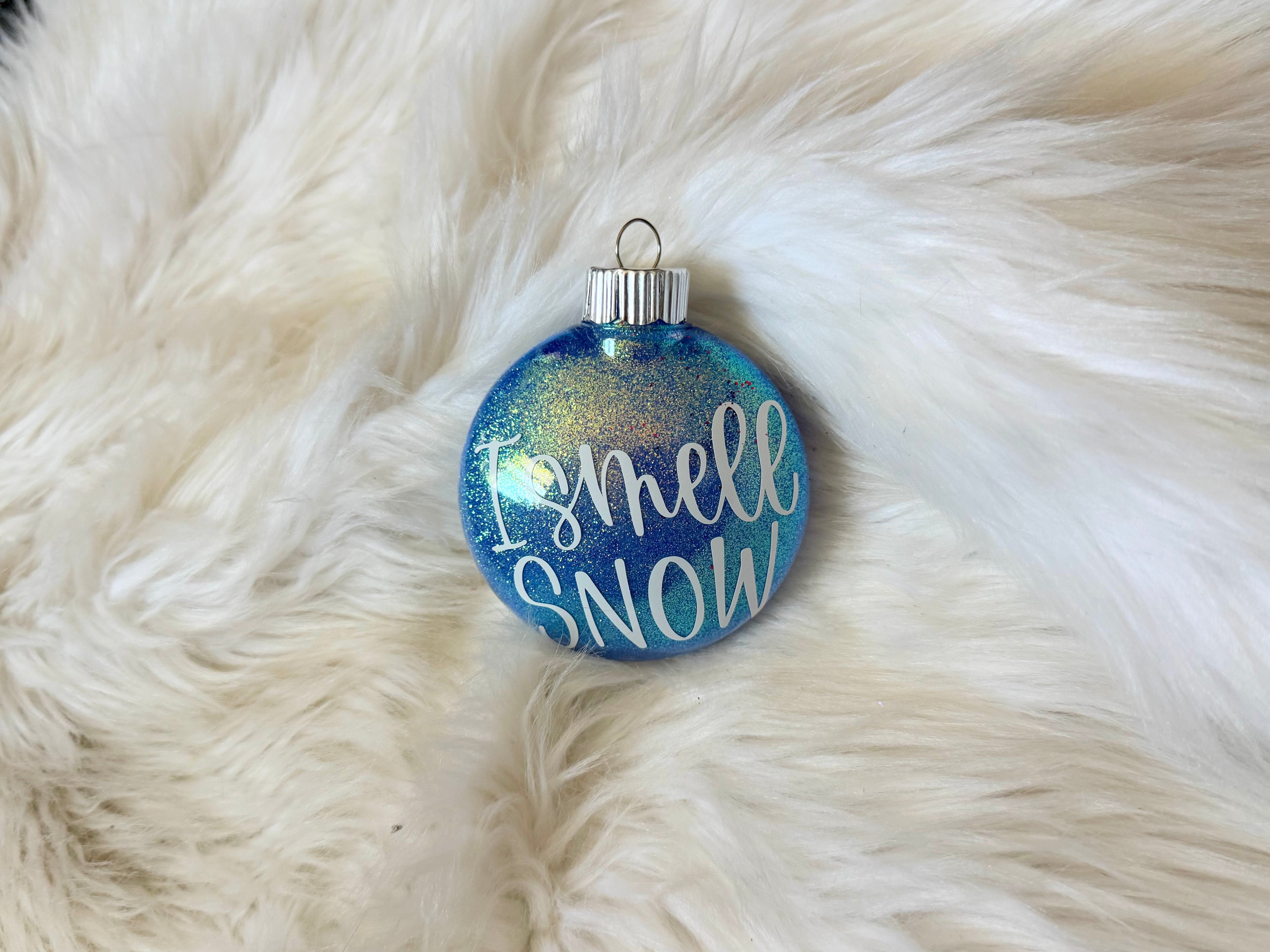 I Smell Snow Ornament