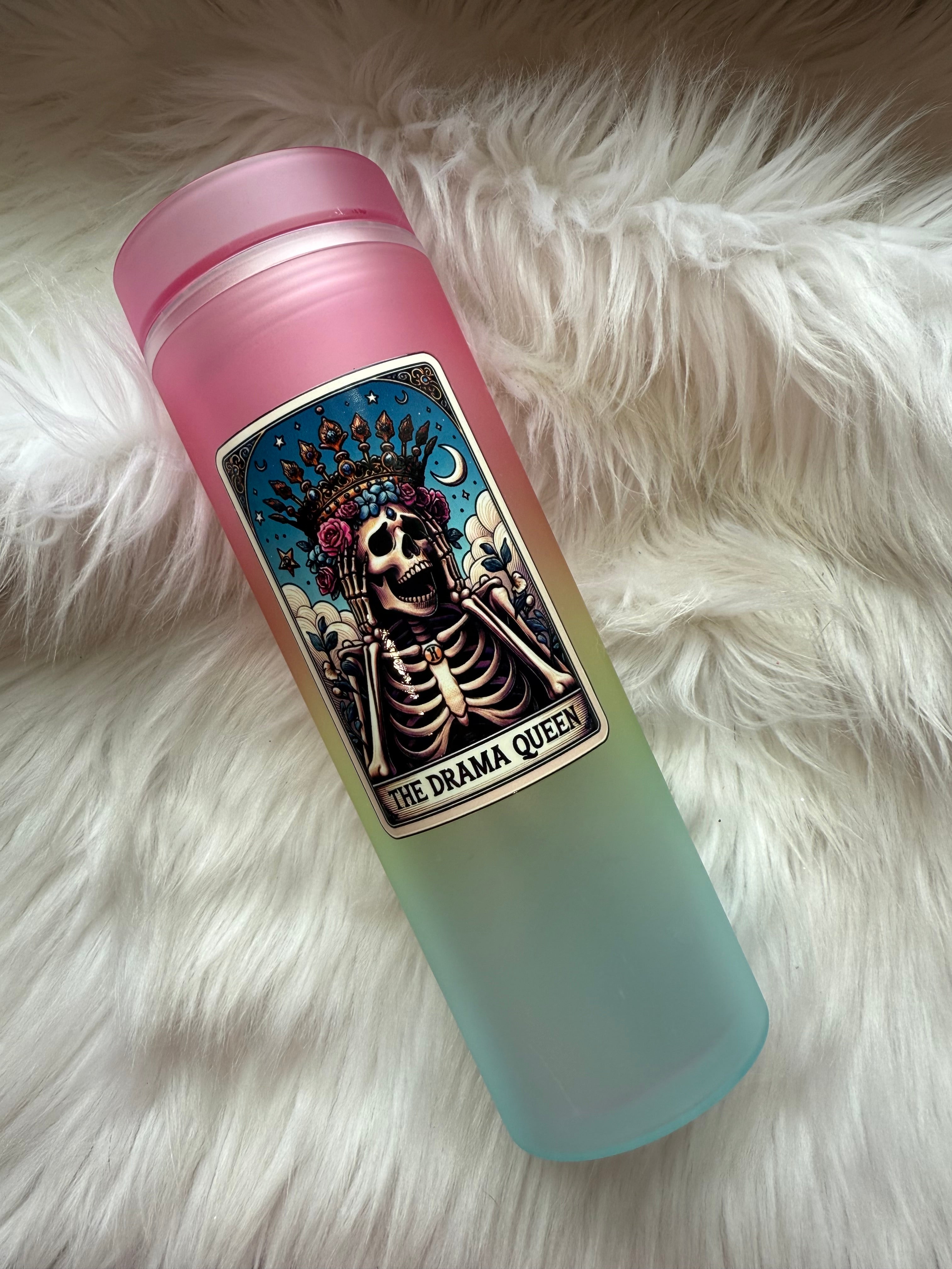 16oz Skinny Acrylic Tumbler - Drama Queen