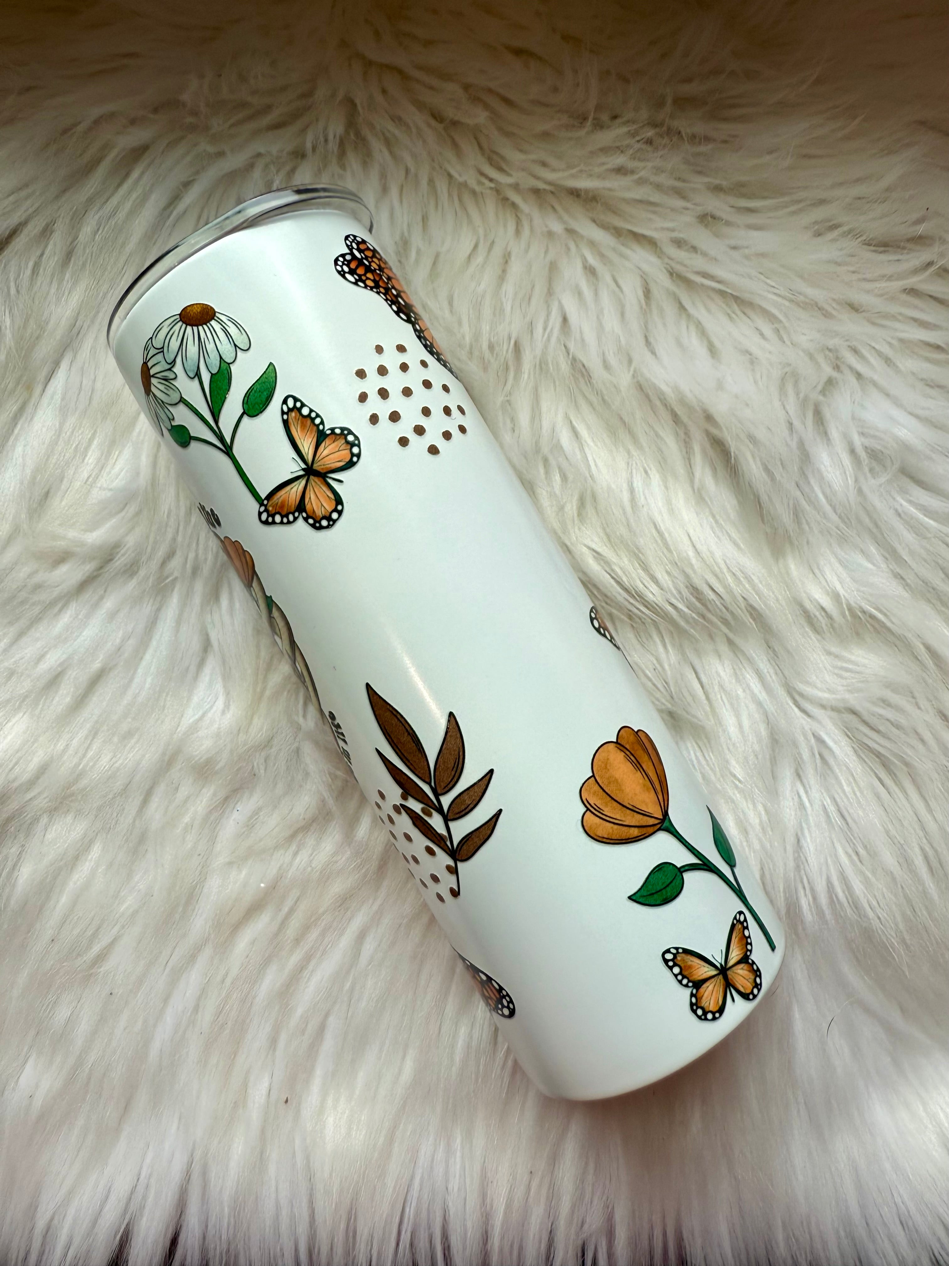 20oz Stainless Steel Tumbler - Slow Down