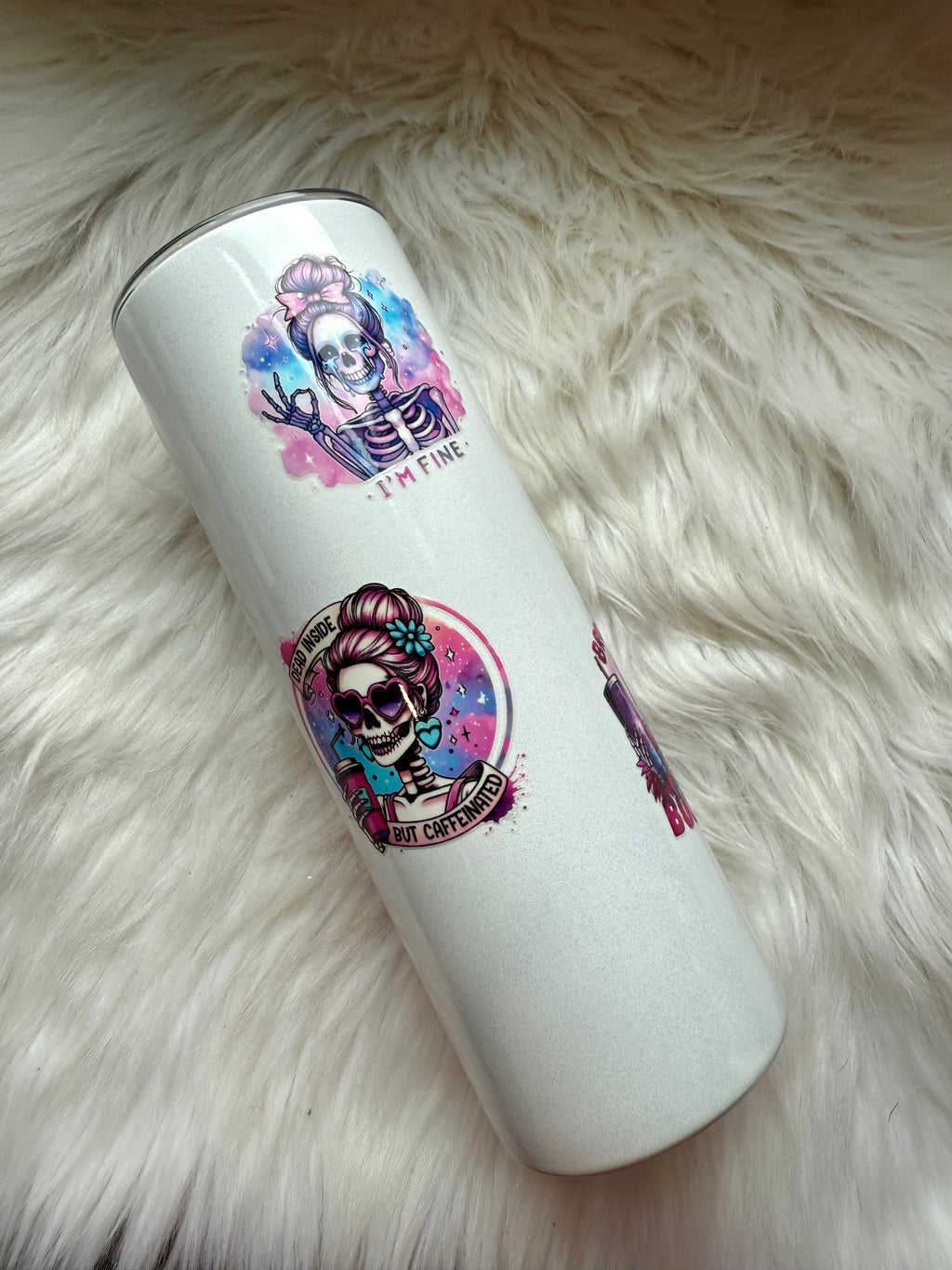 20oz Stainless Steel Tumbler - Bougie Skelly